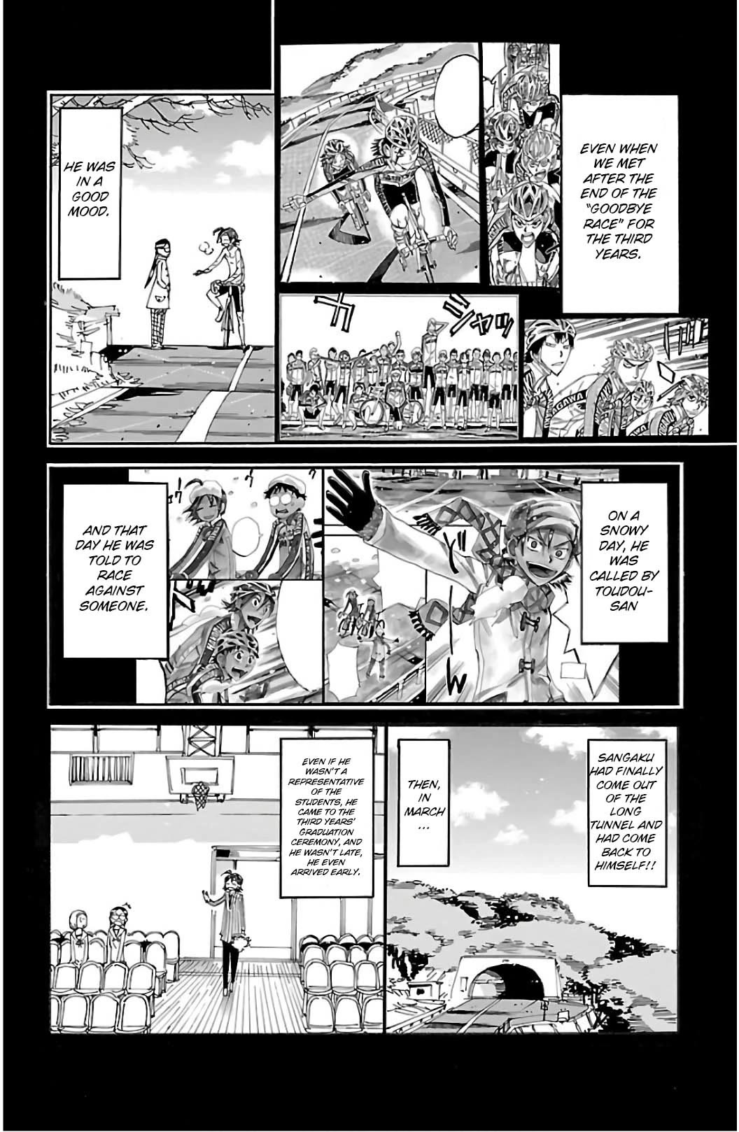 Yowamushi Pedal Chapter 528 page 15 - Chapter 528: What the Class Rep Listened To