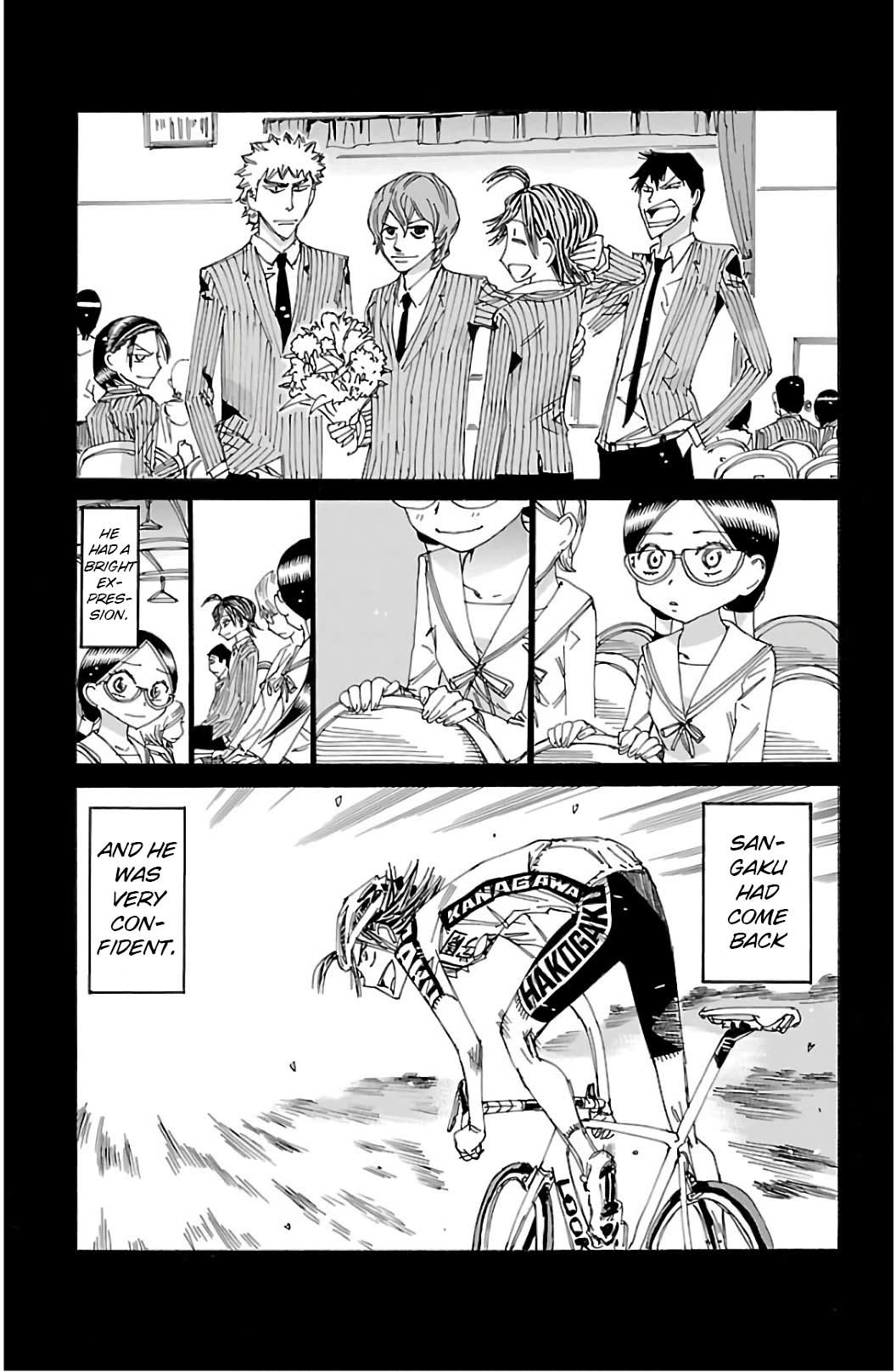 Yowamushi Pedal Chapter 528 page 16 - Chapter 528: What the Class Rep Listened To