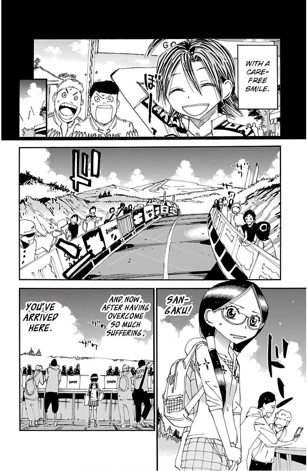 Yowamushi Pedal Chapter 528 page 17 - Chapter 528: What the Class Rep Listened To