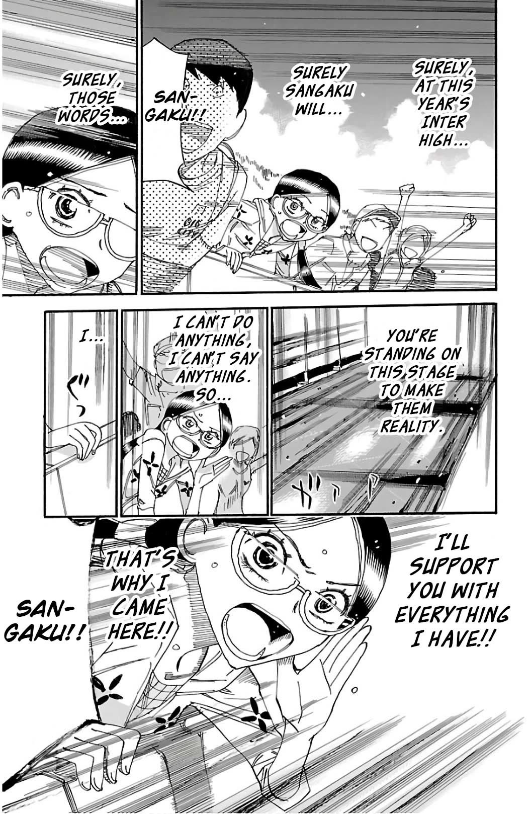 Yowamushi Pedal Chapter 528 page 20 - Chapter 528: What the Class Rep Listened To