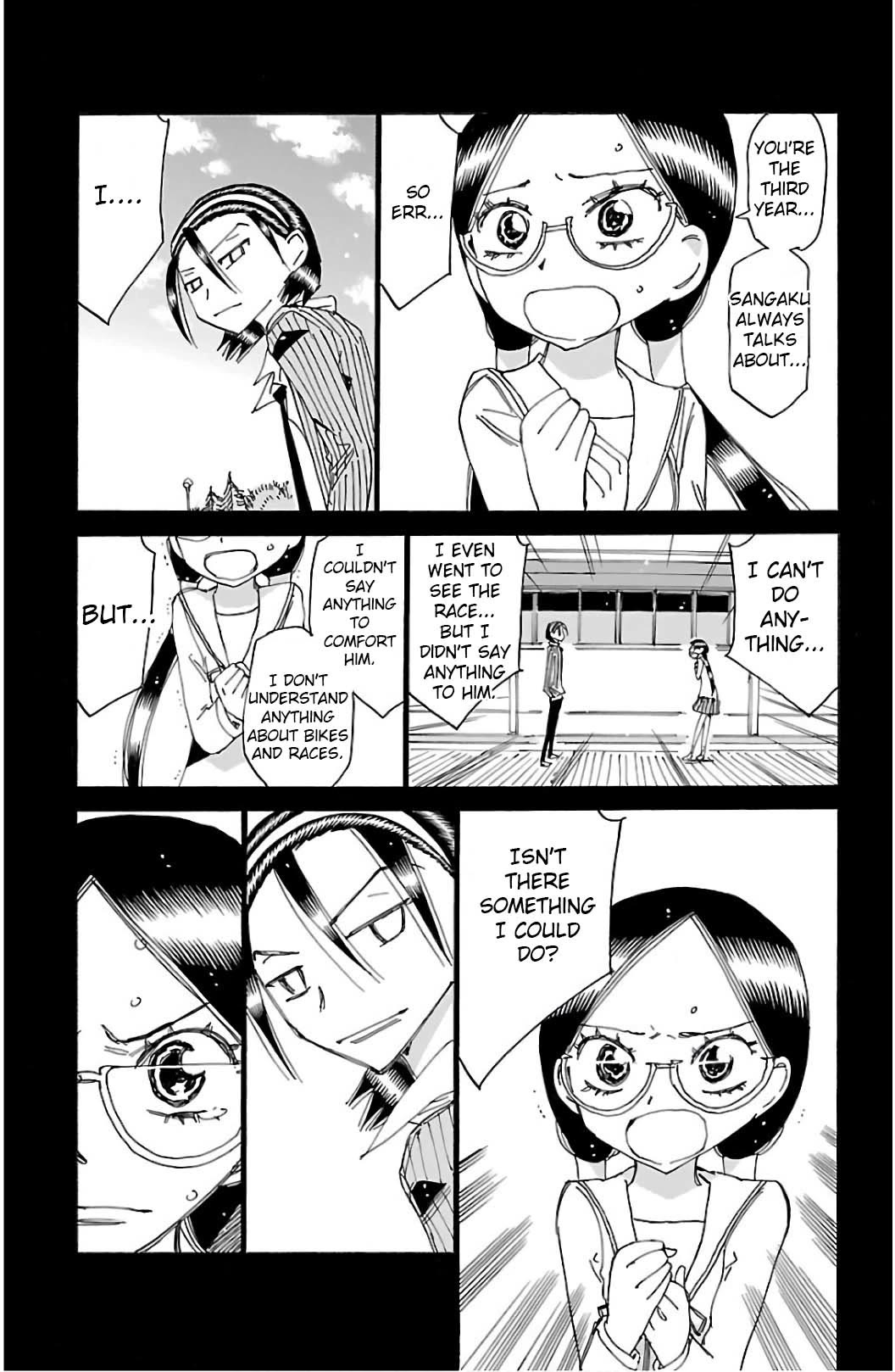 Yowamushi Pedal Chapter 528 page 8 - Chapter 528: What the Class Rep Listened To