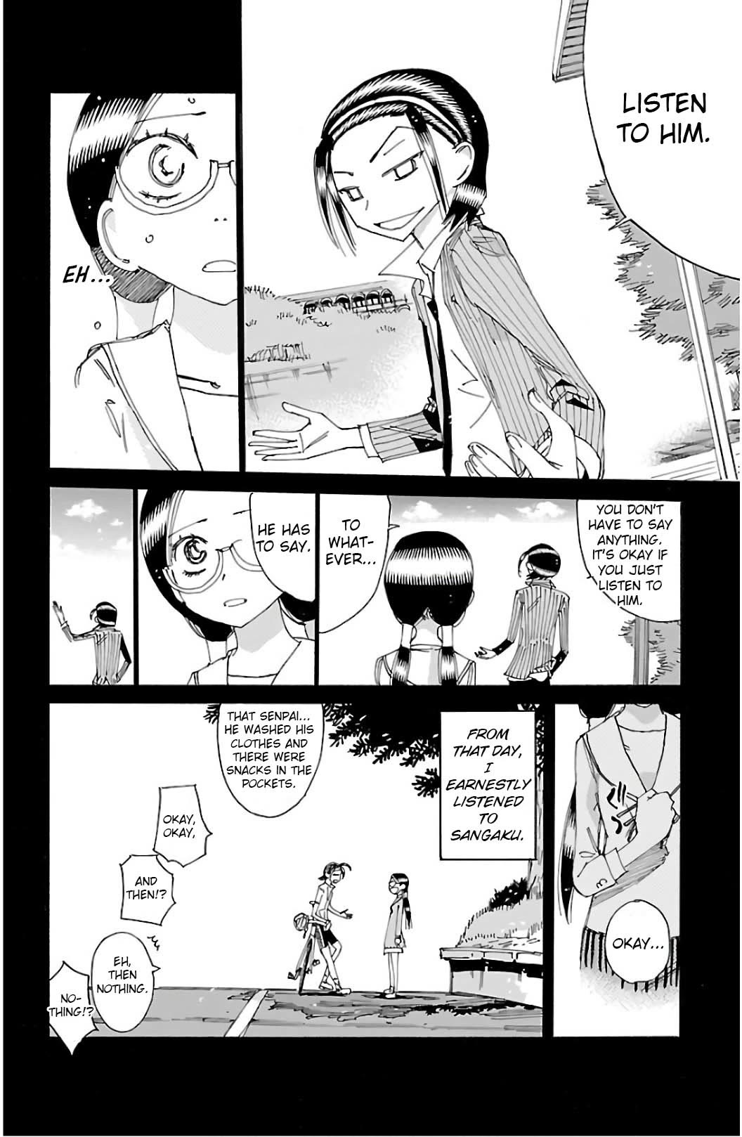 Yowamushi Pedal Chapter 528 page 9 - Chapter 528: What the Class Rep Listened To