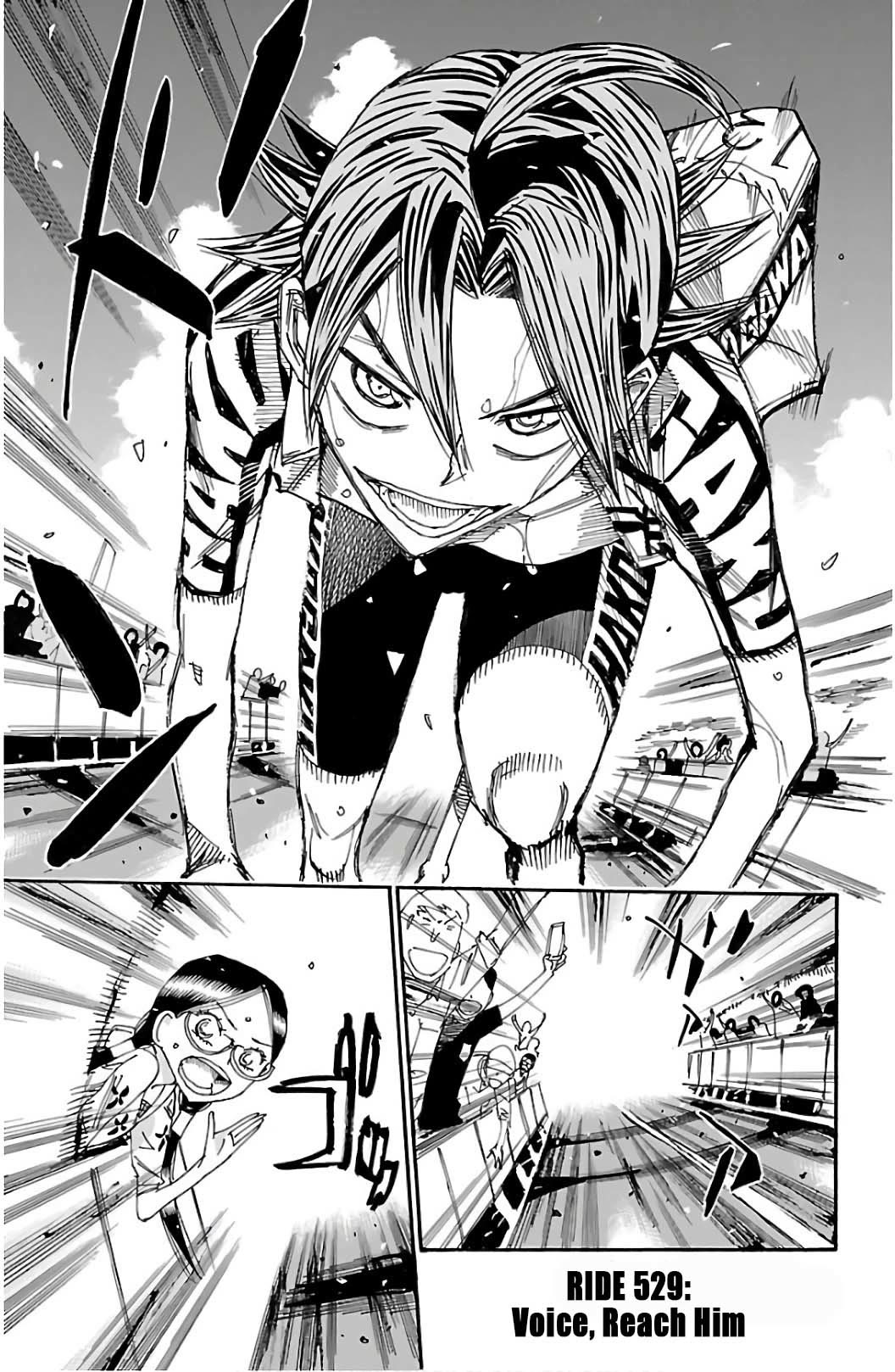 Yowamushi Pedal Chapter 529 page 1 - Chapter 529: Voice, Reach Him