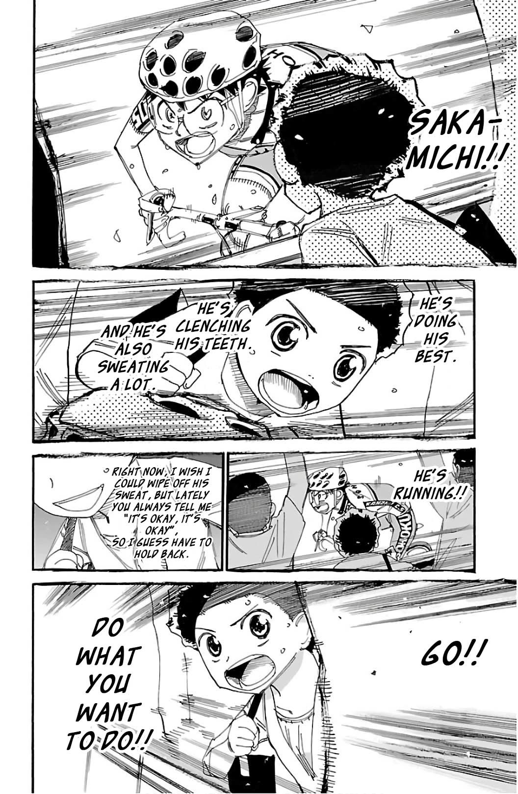 Yowamushi Pedal Chapter 529 page 12 - Chapter 529: Voice, Reach Him