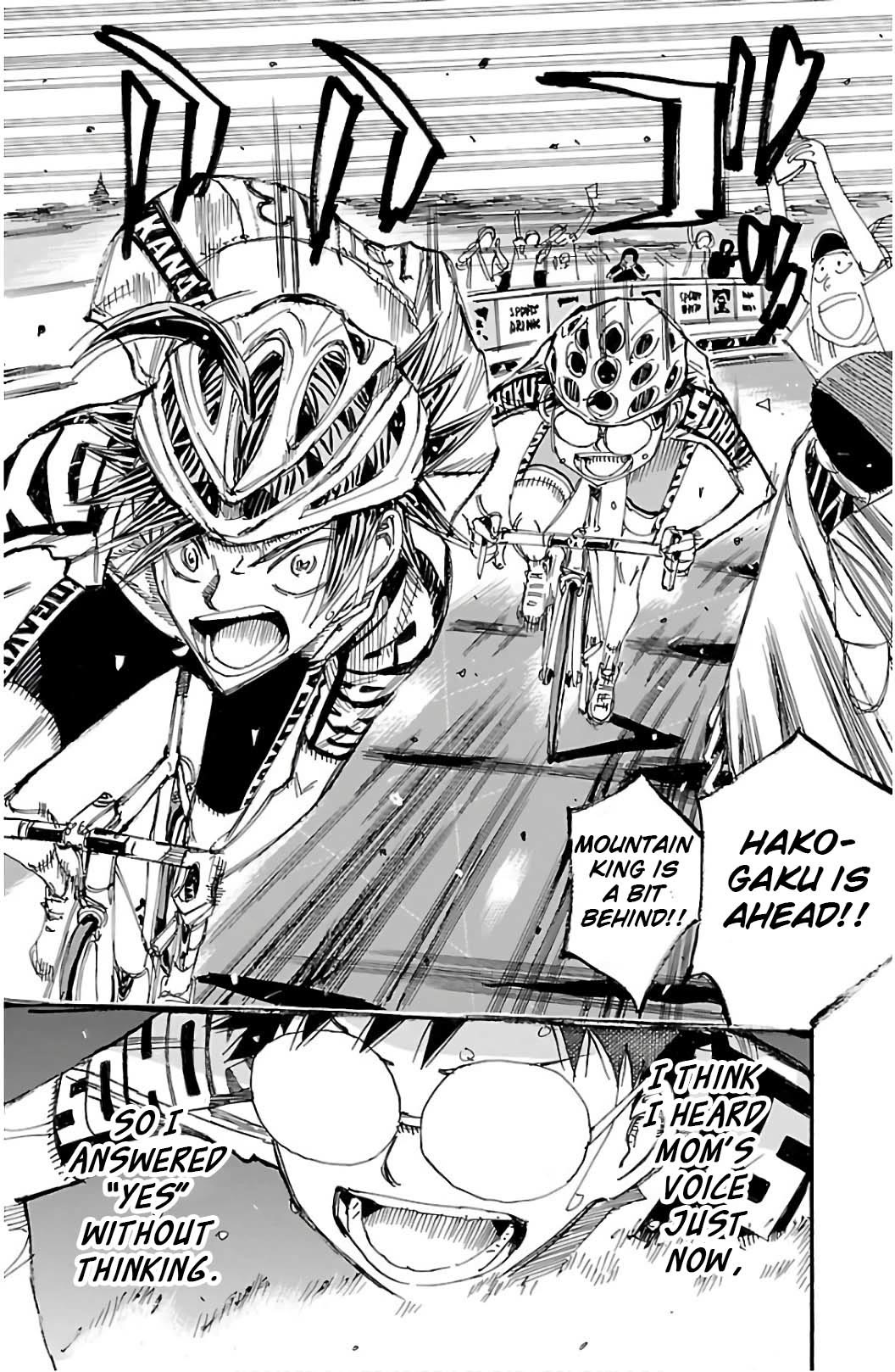 Yowamushi Pedal Chapter 529 page 14 - Chapter 529: Voice, Reach Him
