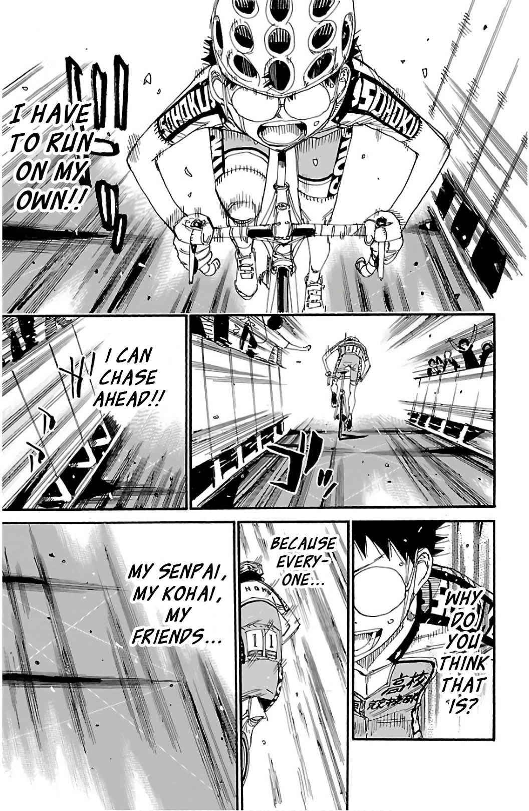 Yowamushi Pedal Chapter 529 page 17 - Chapter 529: Voice, Reach Him
