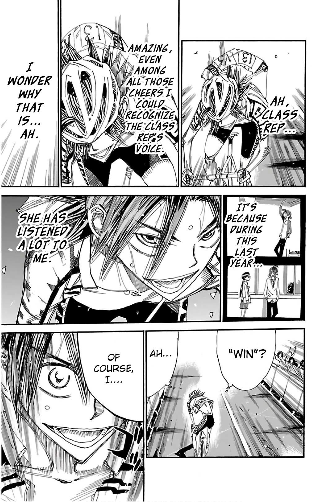 Yowamushi Pedal Chapter 529 page 9 - Chapter 529: Voice, Reach Him