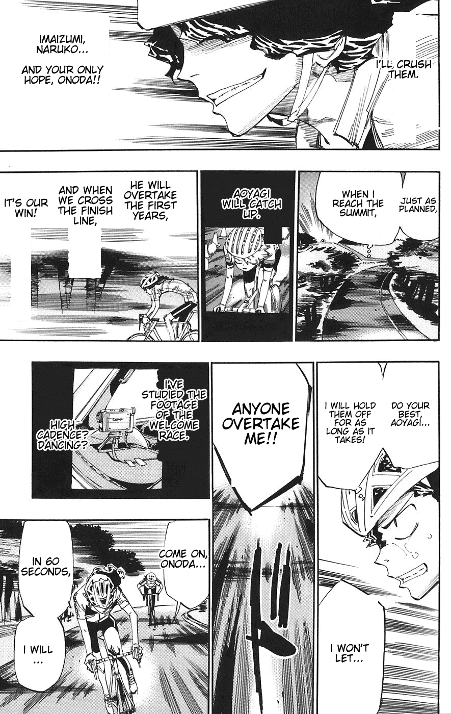 Yowamushi Pedal Chapter 53 page 11 - Chapter 53: 60 Seconds