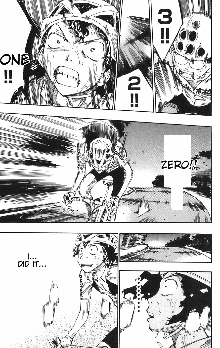 Yowamushi Pedal Chapter 53 page 23 - Chapter 53: 60 Seconds