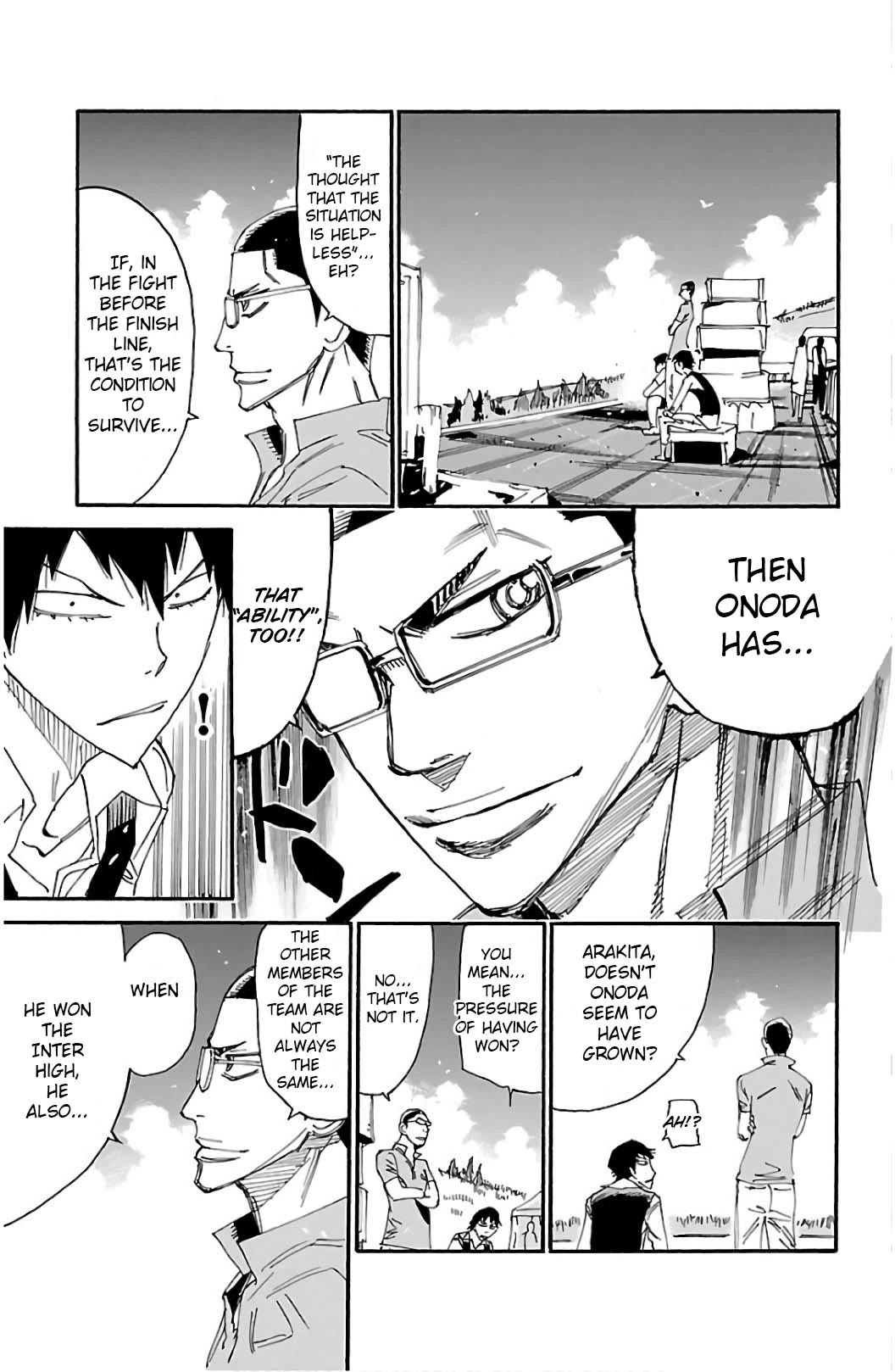 Yowamushi Pedal Chapter 530 page 15 - Chapter 530: The Ability to Fight