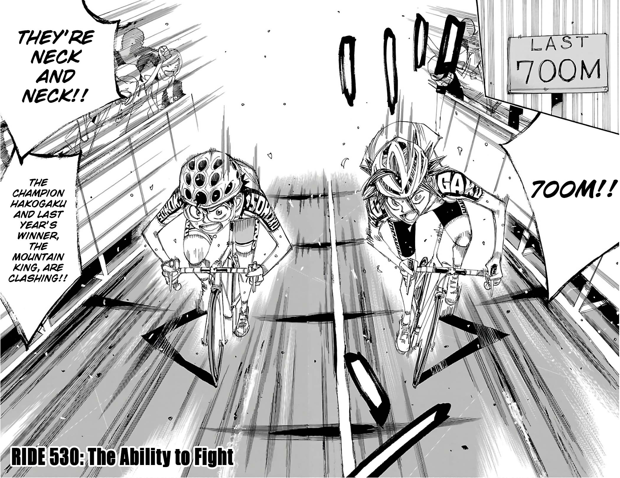 Yowamushi Pedal Chapter 530 page 2 - Chapter 530: The Ability to Fight