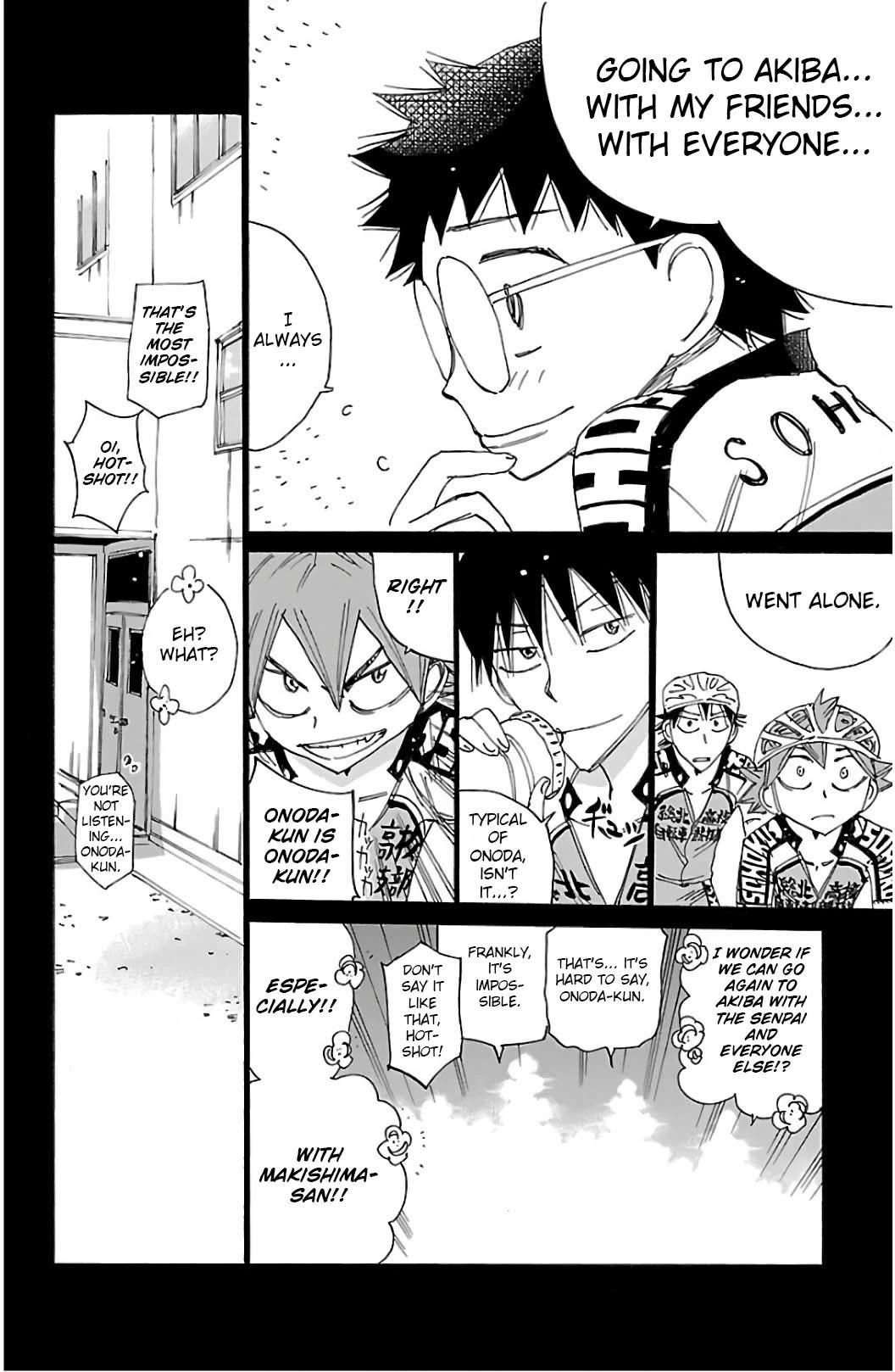 Yowamushi Pedal Chapter 531 page 10 - Chapter 531: Last Year's Onoda