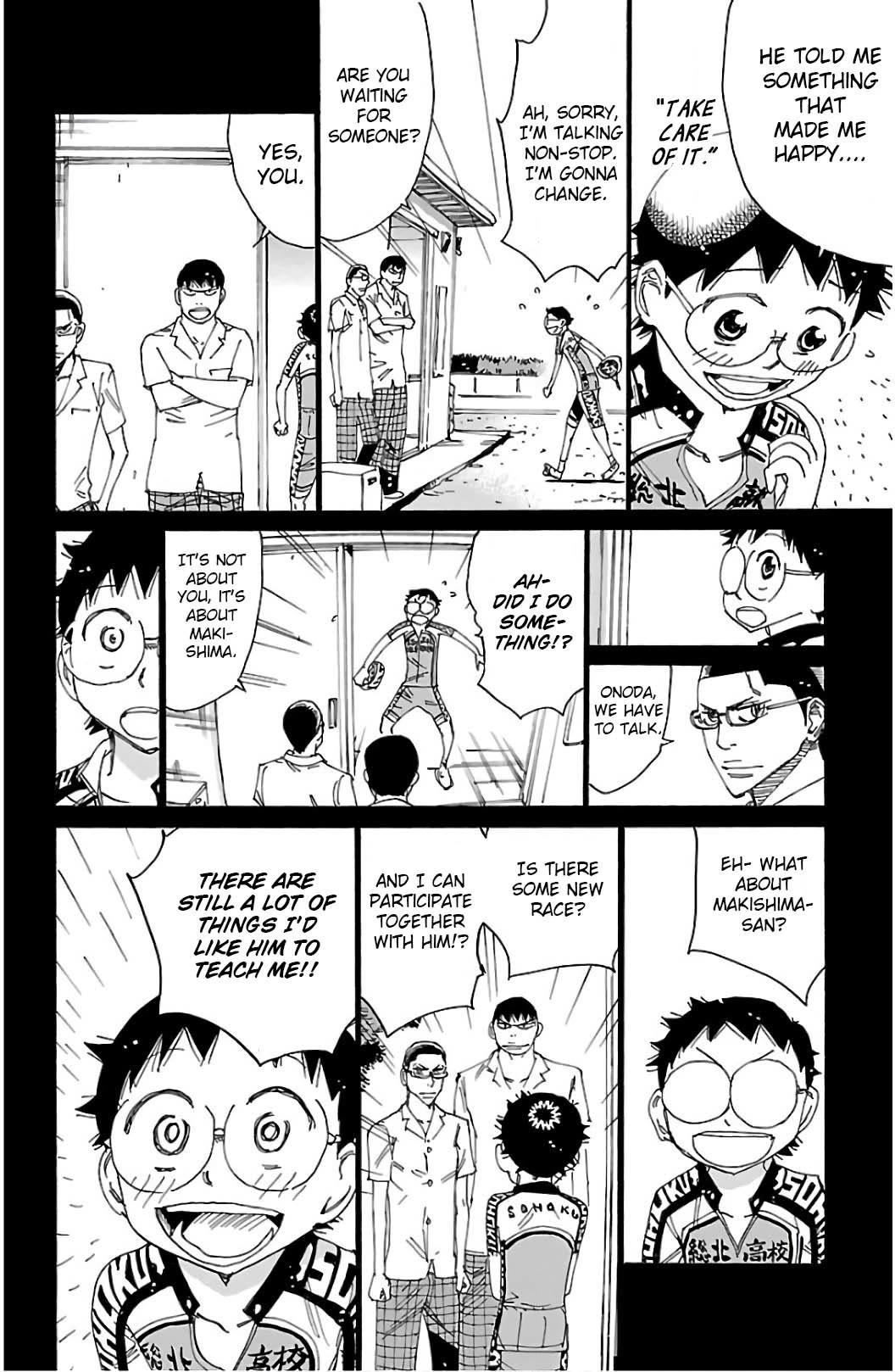 Yowamushi Pedal Chapter 531 page 14 - Chapter 531: Last Year's Onoda