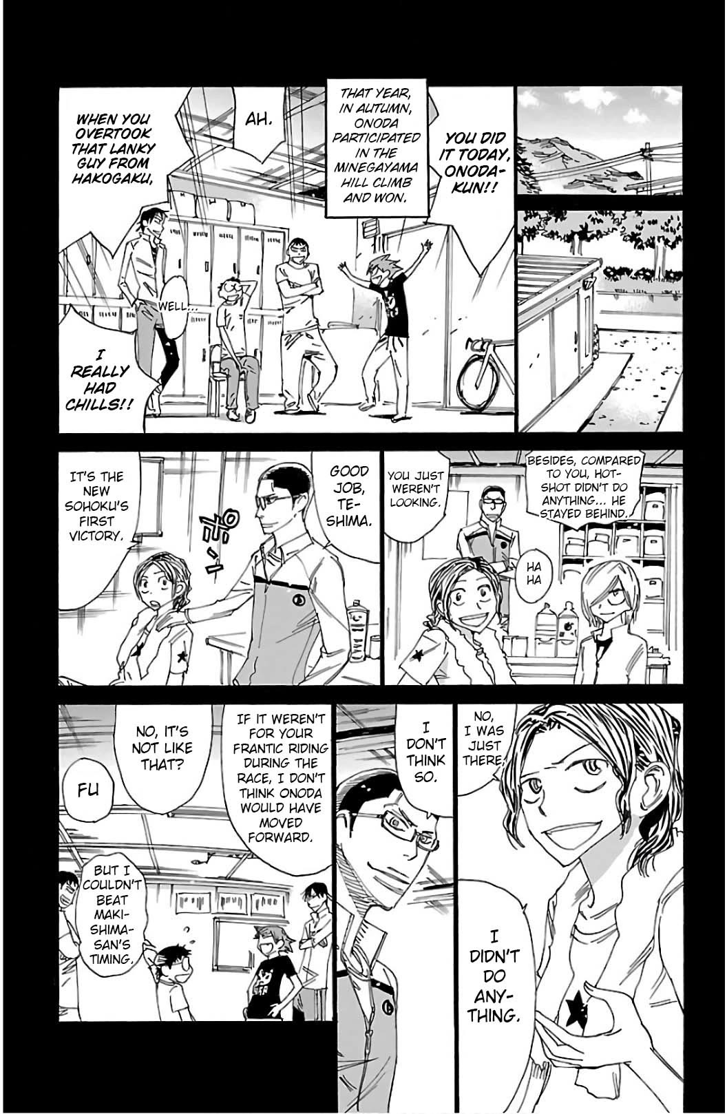 Yowamushi Pedal Chapter 532 page 14 - Chapter 532: Kinjou's Last Job