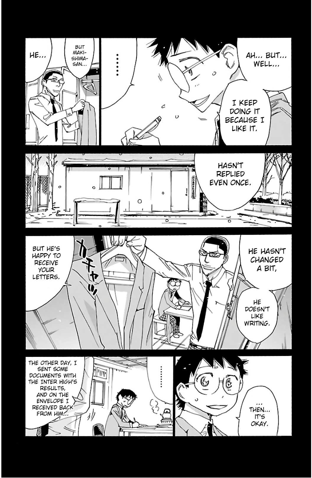 Yowamushi Pedal Chapter 532 page 18 - Chapter 532: Kinjou's Last Job