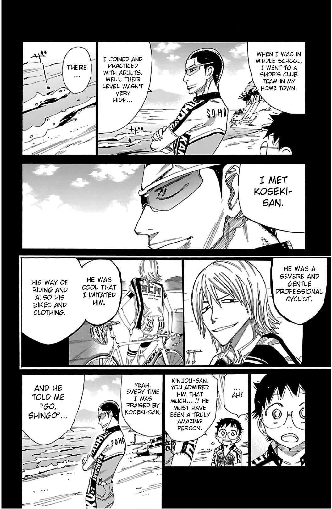 Yowamushi Pedal Chapter 532 page 2 - Chapter 532: Kinjou's Last Job