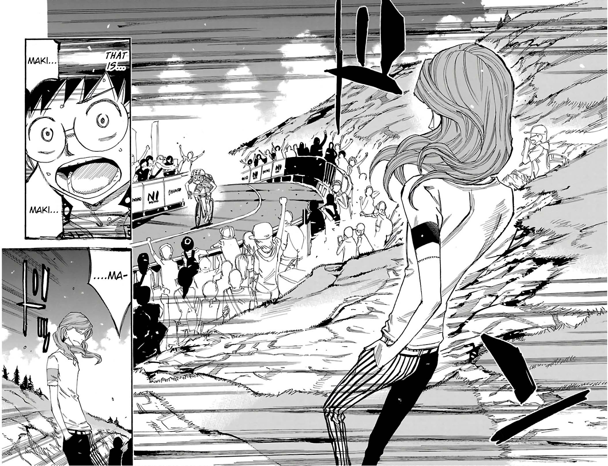 Yowamushi Pedal Chapter 534 page 13 - Chapter 534: The Senpai's Cheer