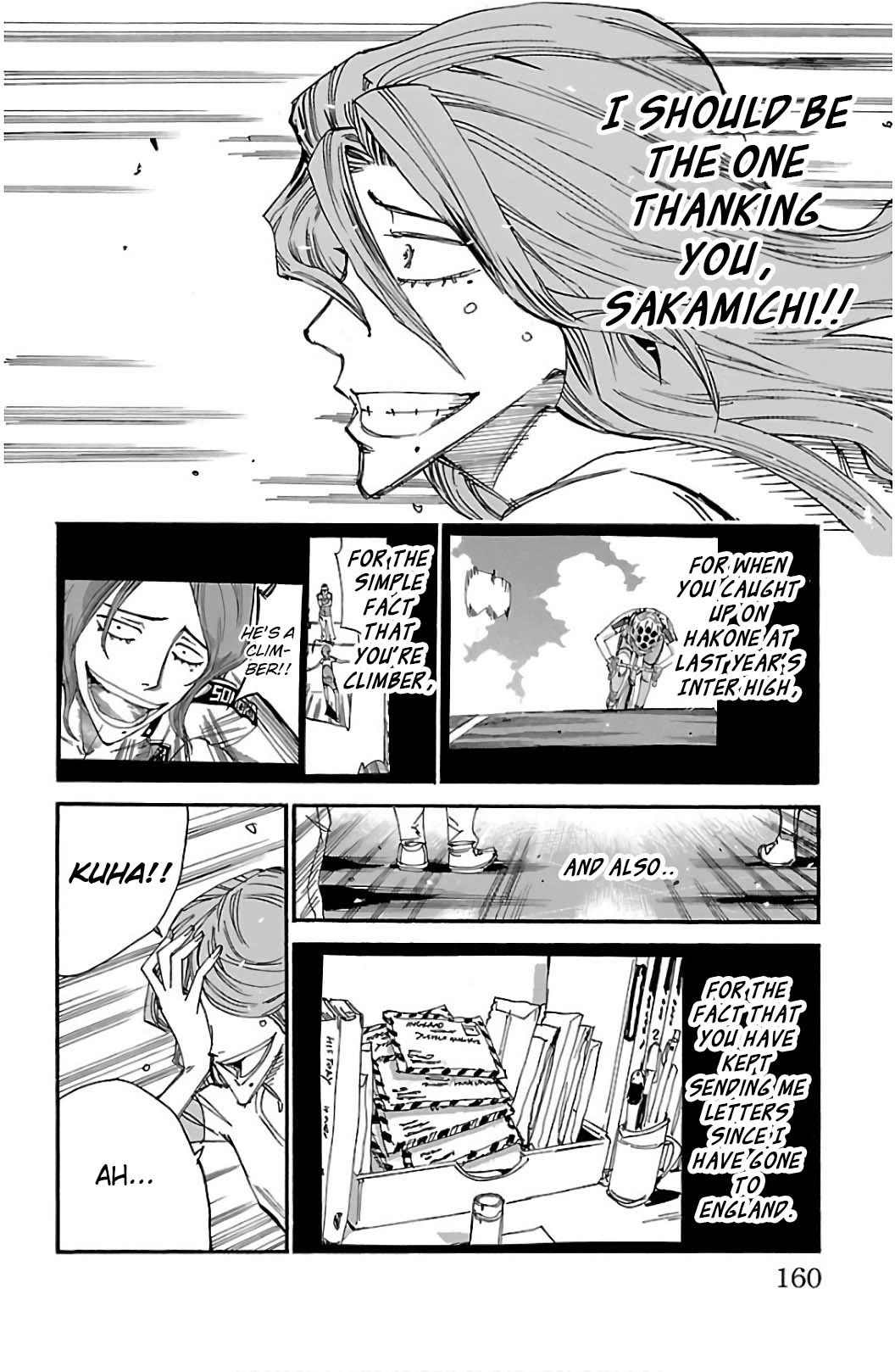 Yowamushi Pedal Chapter 534 page 18 - Chapter 534: The Senpai's Cheer
