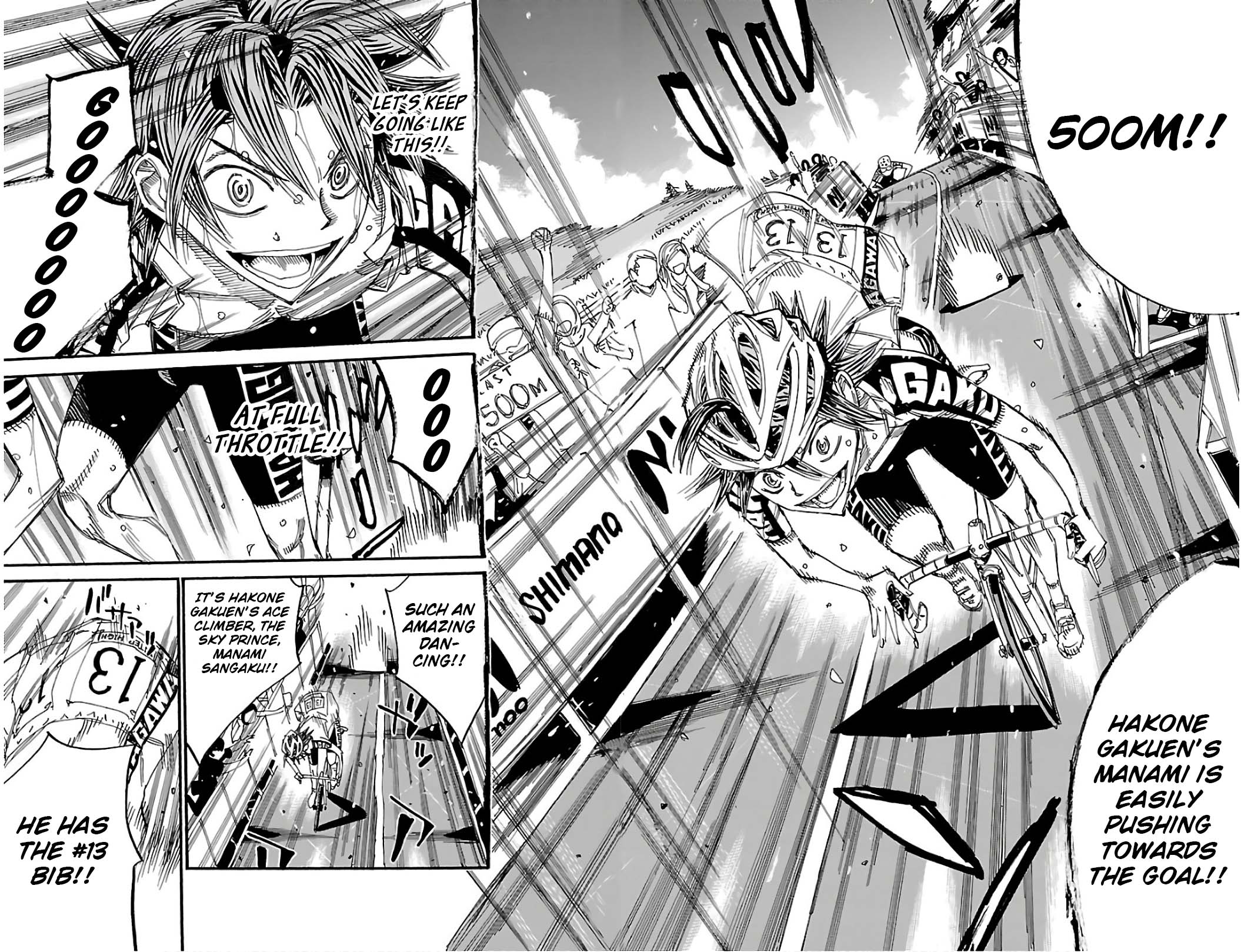 Yowamushi Pedal Chapter 534 page 5 - Chapter 534: The Senpai's Cheer