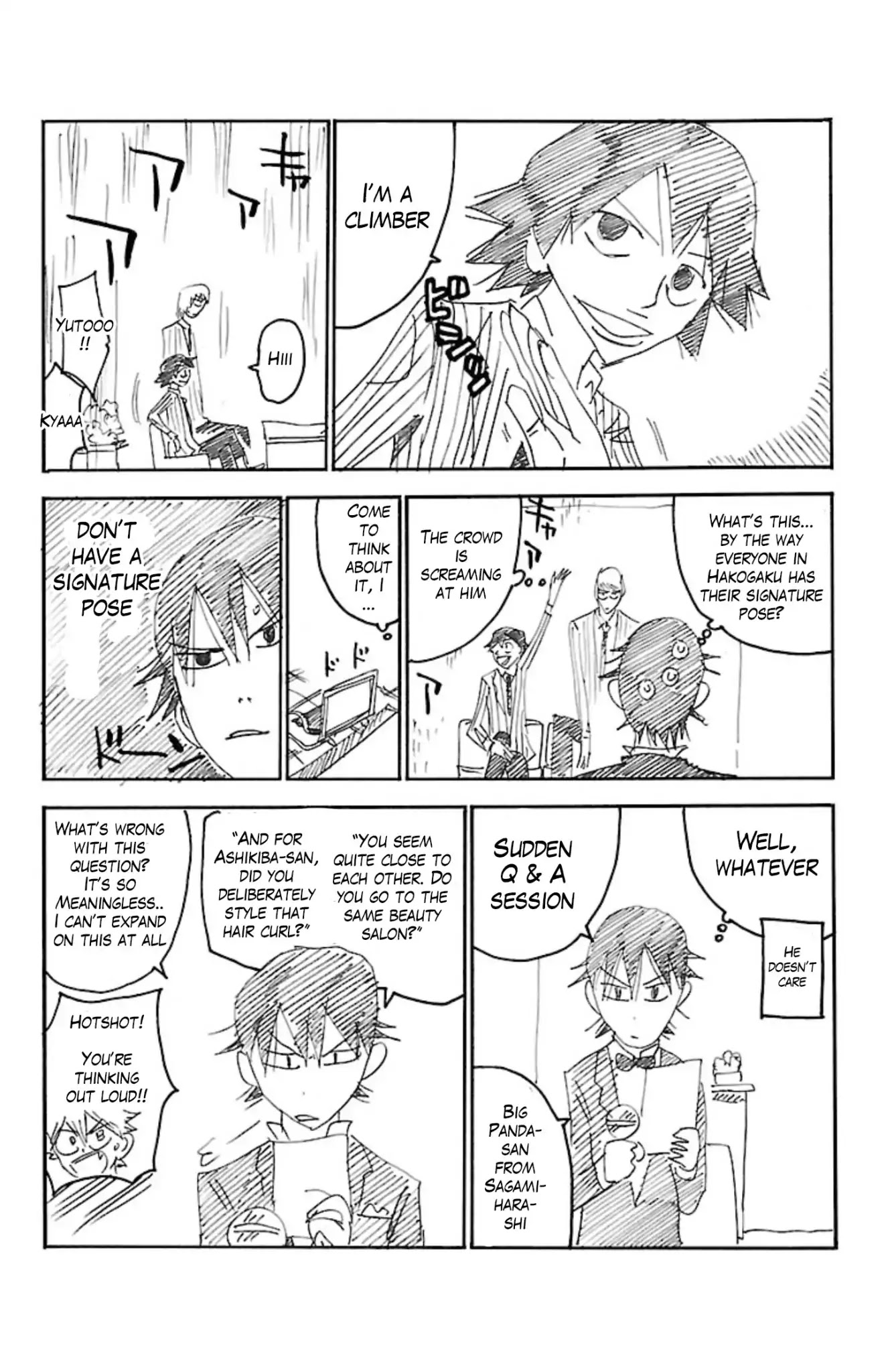 Yowamushi Pedal Chapter 54.5 page 11 - Chapter 54.5: Do your Best!! Shunsuke-kun!