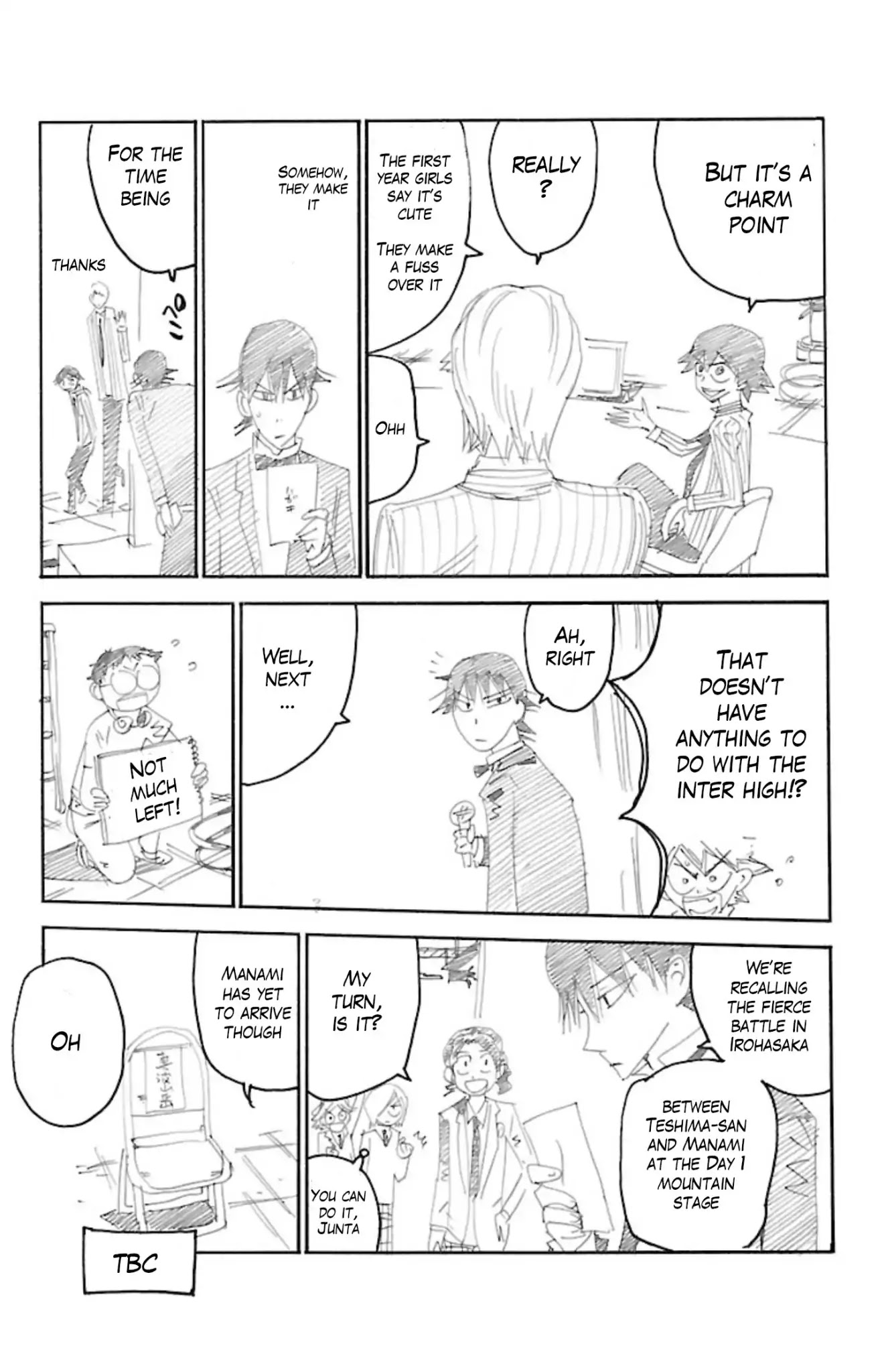 Yowamushi Pedal Chapter 54.5 page 13 - Chapter 54.5: Do your Best!! Shunsuke-kun!