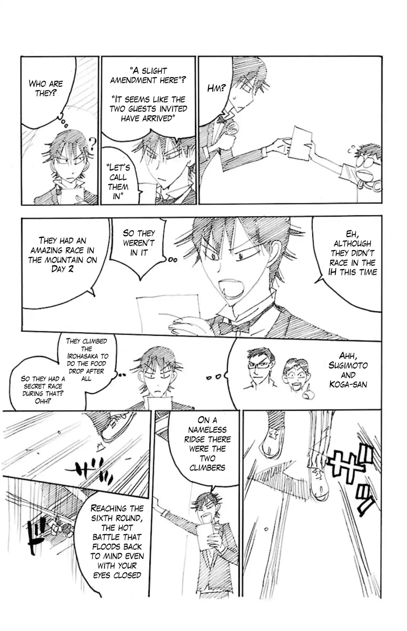 Yowamushi Pedal Chapter 54.5 page 22 - Chapter 54.5: Do your Best!! Shunsuke-kun!