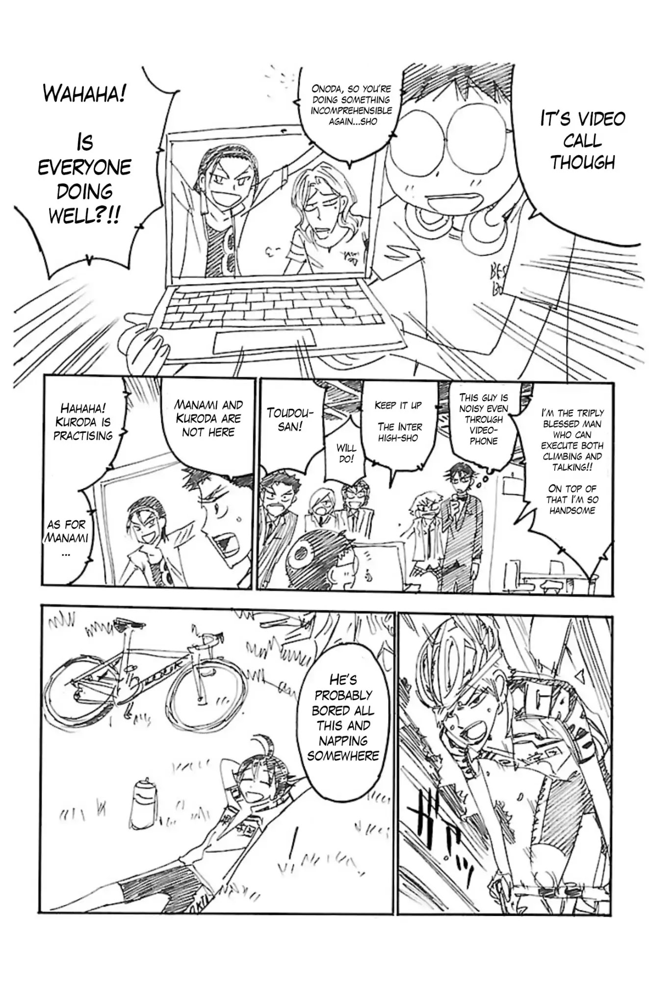 Yowamushi Pedal Chapter 54.5 page 24 - Chapter 54.5: Do your Best!! Shunsuke-kun!