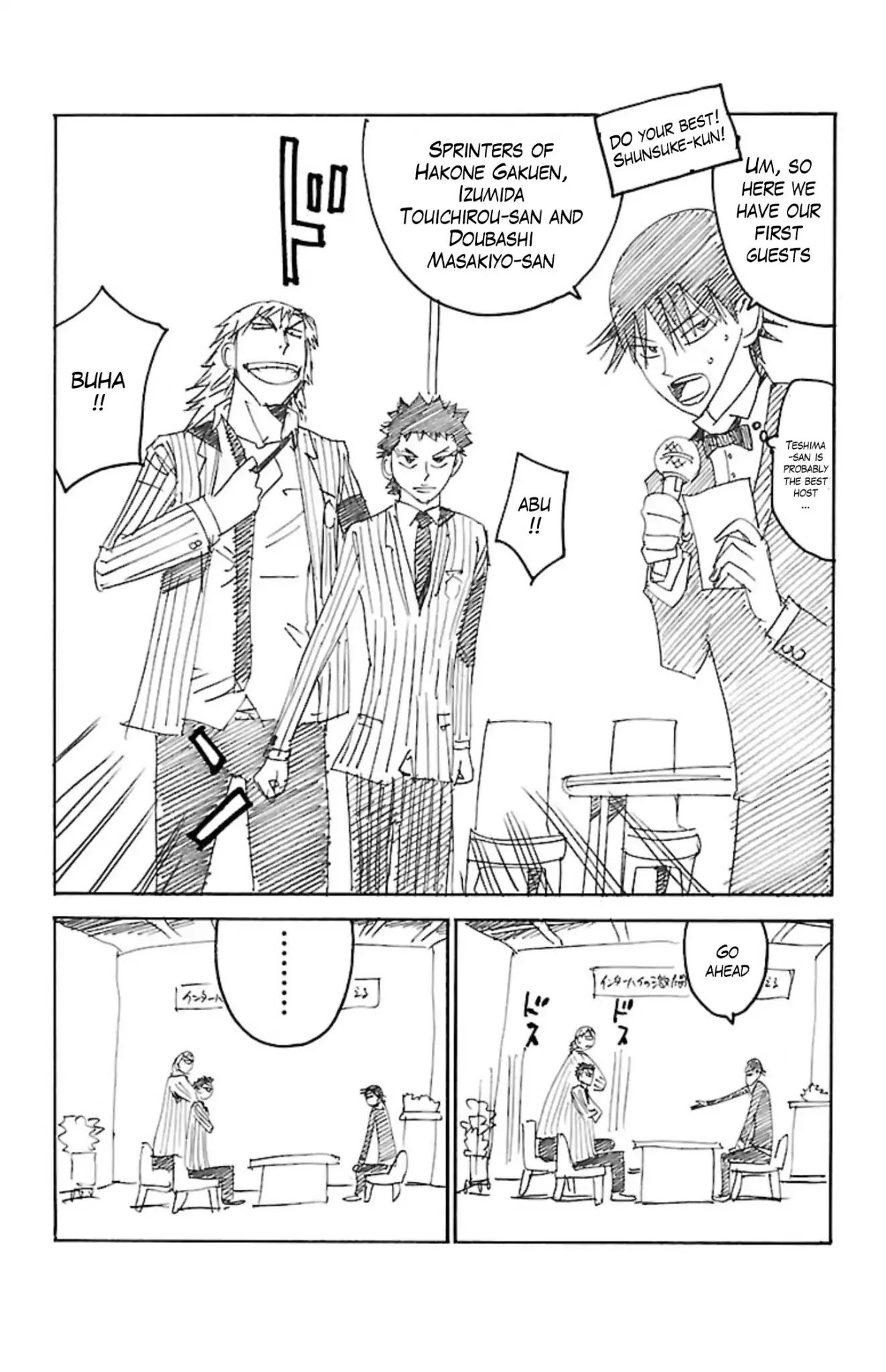 Yowamushi Pedal Chapter 54.5 page 6 - Chapter 54.5: Do your Best!! Shunsuke-kun!