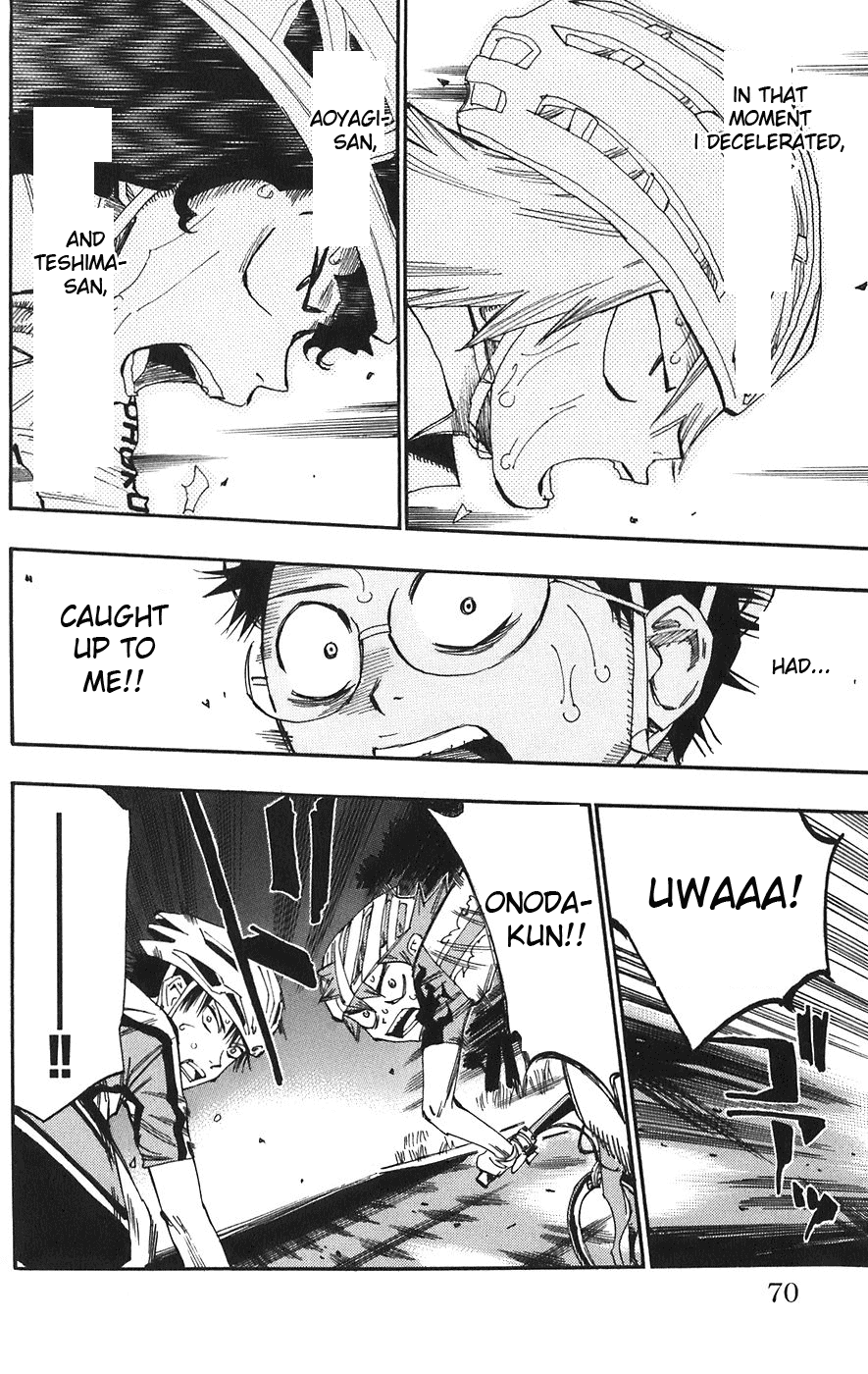 Yowamushi Pedal Chapter 55 page 14 - Chapter 55: Closing In