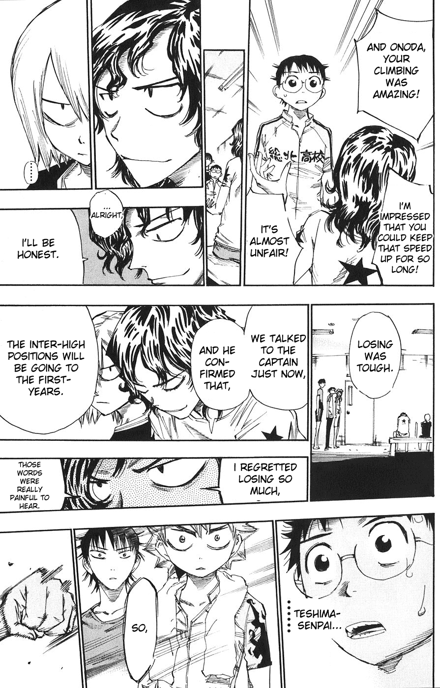 Yowamushi Pedal Chapter 59 page 15 - Chapter 59: All-Out Battle