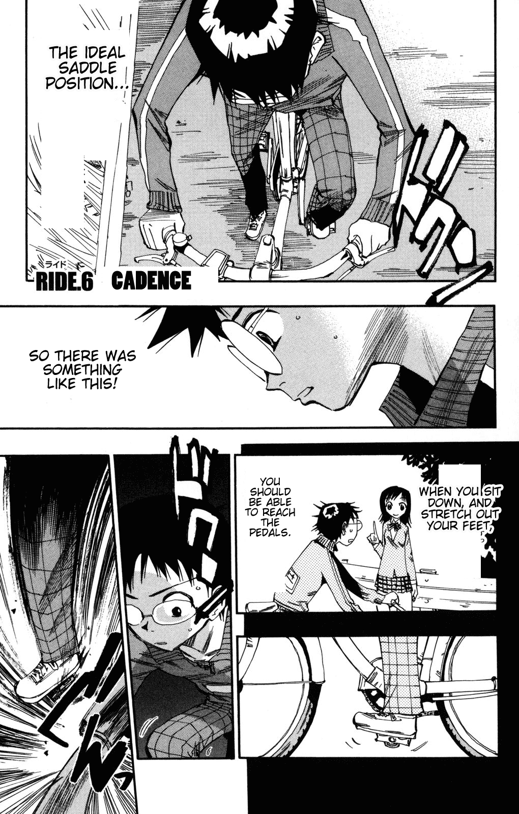 Yowamushi Pedal Chapter 6 page 1 - Chapter 6: Cadence