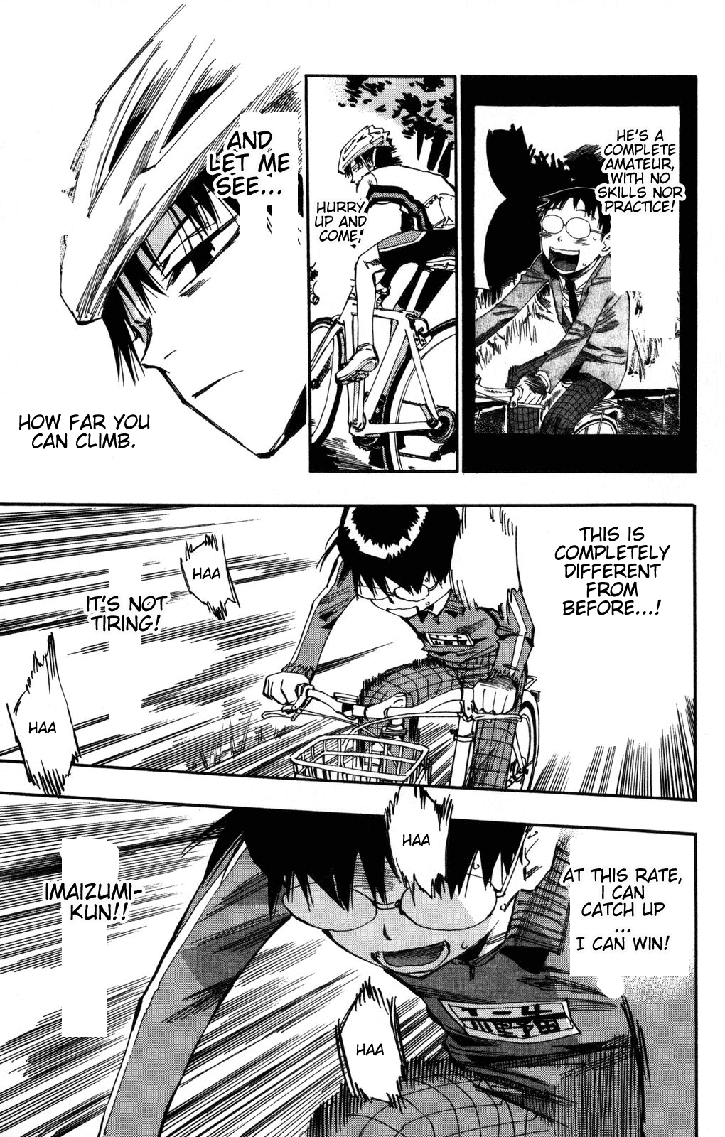 Yowamushi Pedal Chapter 6 page 13 - Chapter 6: Cadence