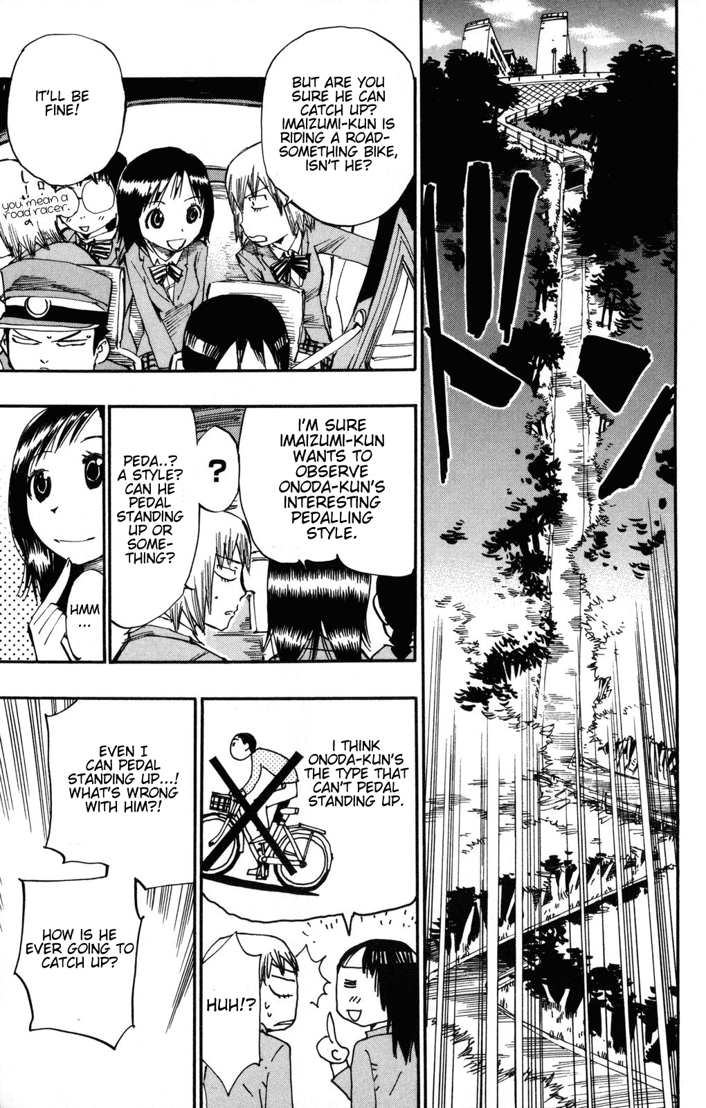 Yowamushi Pedal Chapter 6 page 9 - Chapter 6: Cadence