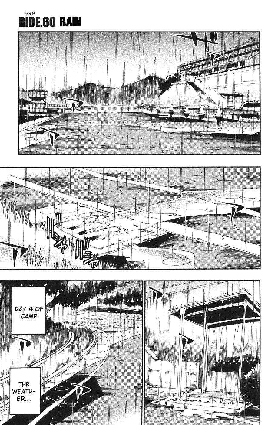 Yowamushi Pedal Chapter 60 page 1 - Chapter 60: Rain