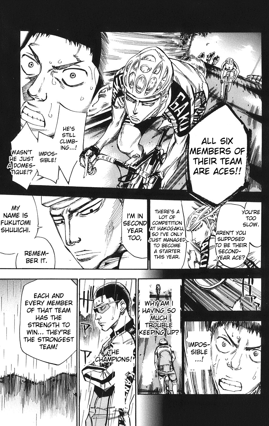Yowamushi Pedal Chapter 60 page 11 - Chapter 60: Rain