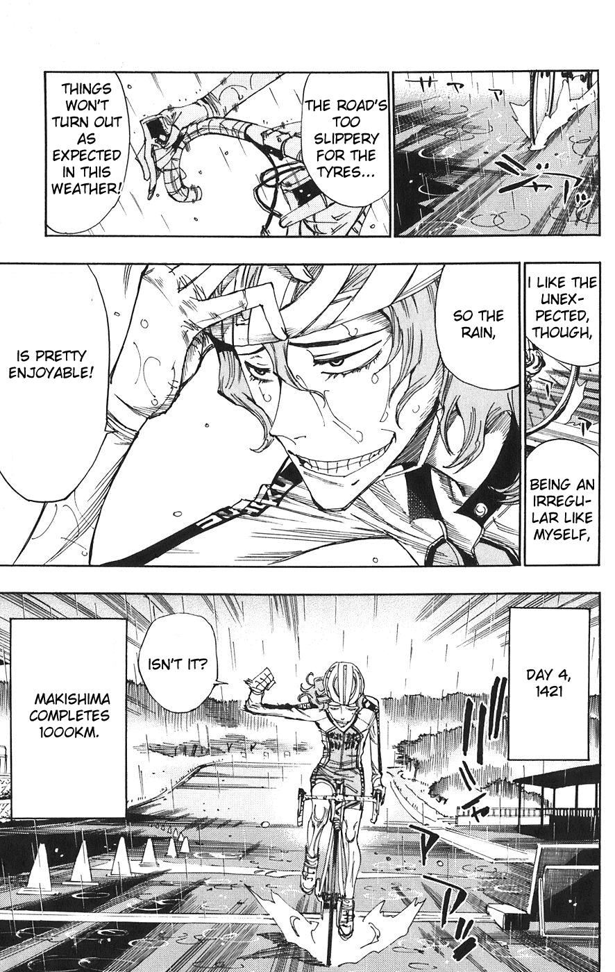 Yowamushi Pedal Chapter 60 page 13 - Chapter 60: Rain