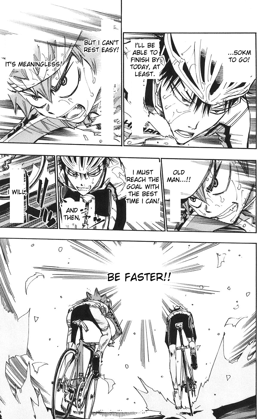 Yowamushi Pedal Chapter 60 page 15 - Chapter 60: Rain