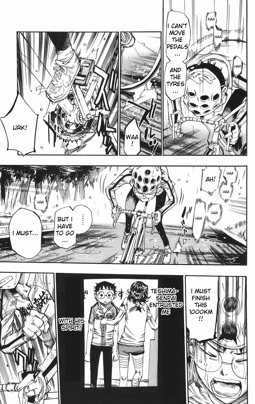 Yowamushi Pedal Chapter 60 page 17 - Chapter 60: Rain