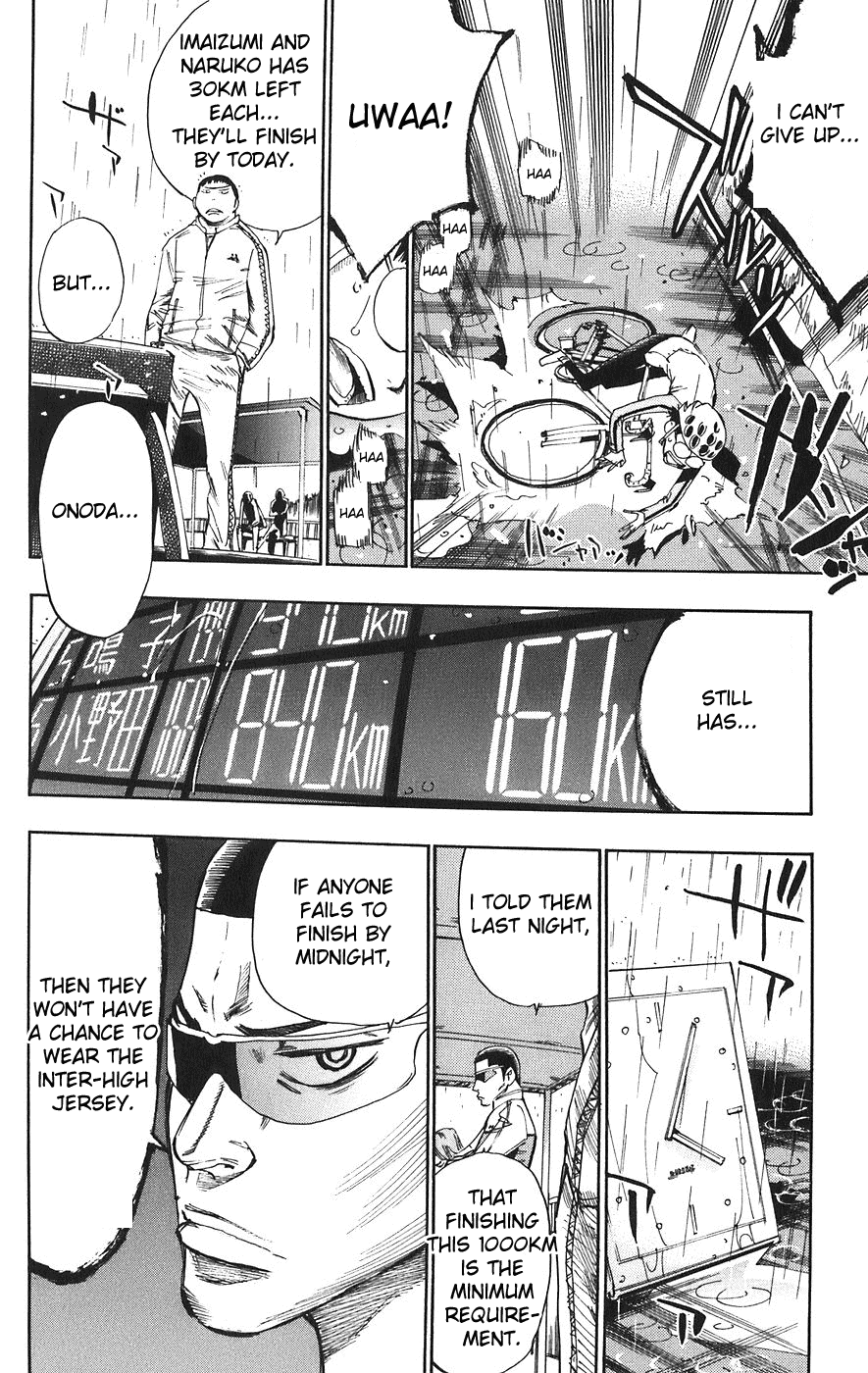 Yowamushi Pedal Chapter 60 page 18 - Chapter 60: Rain