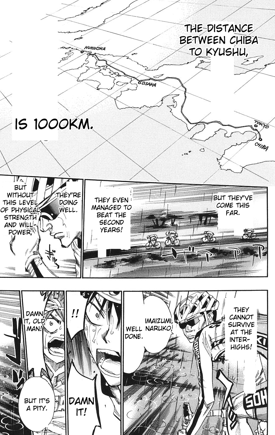 Yowamushi Pedal Chapter 60 page 6 - Chapter 60: Rain