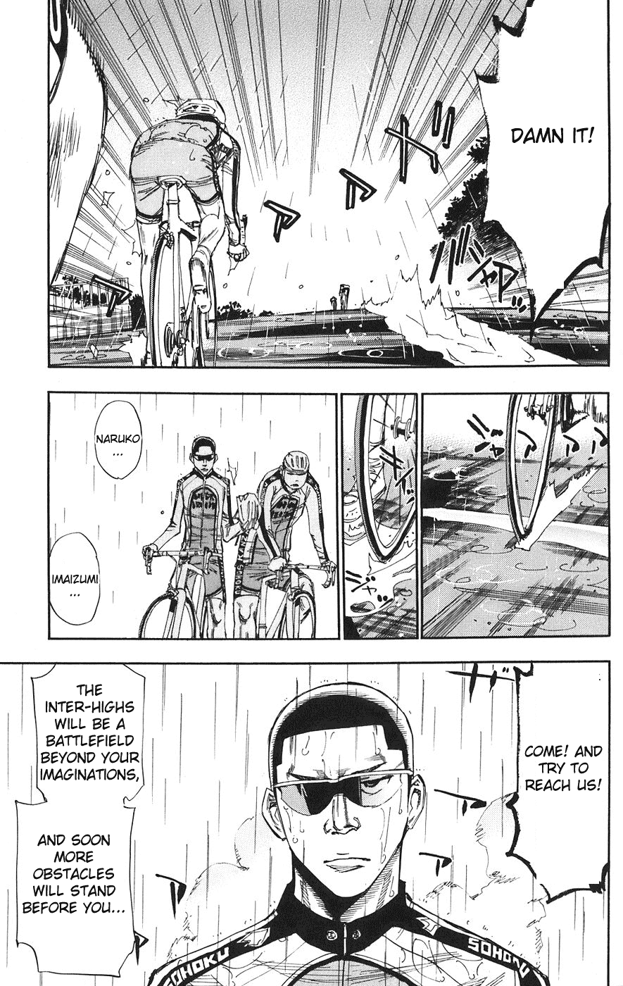 Yowamushi Pedal Chapter 60 page 9 - Chapter 60: Rain