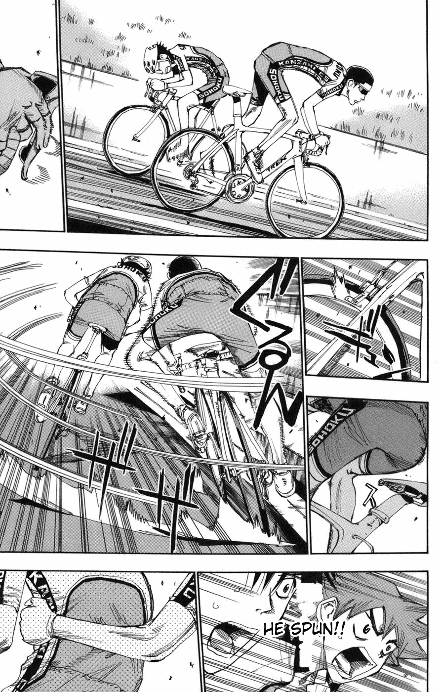 Yowamushi Pedal Chapter 64 page 14 - Chapter 64: Souhoku in Action