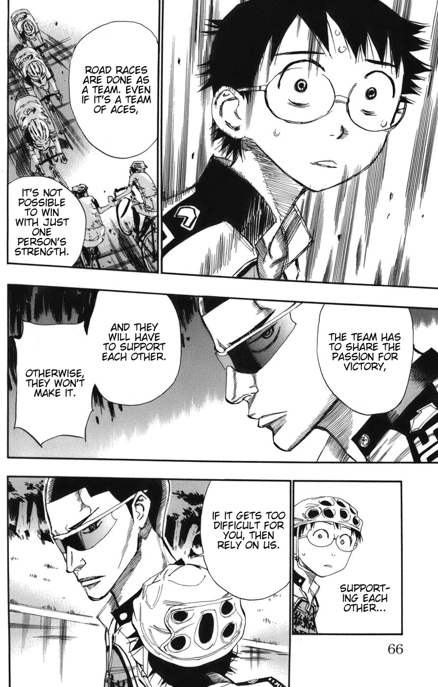 Yowamushi Pedal Chapter 64 page 17 - Chapter 64: Souhoku in Action