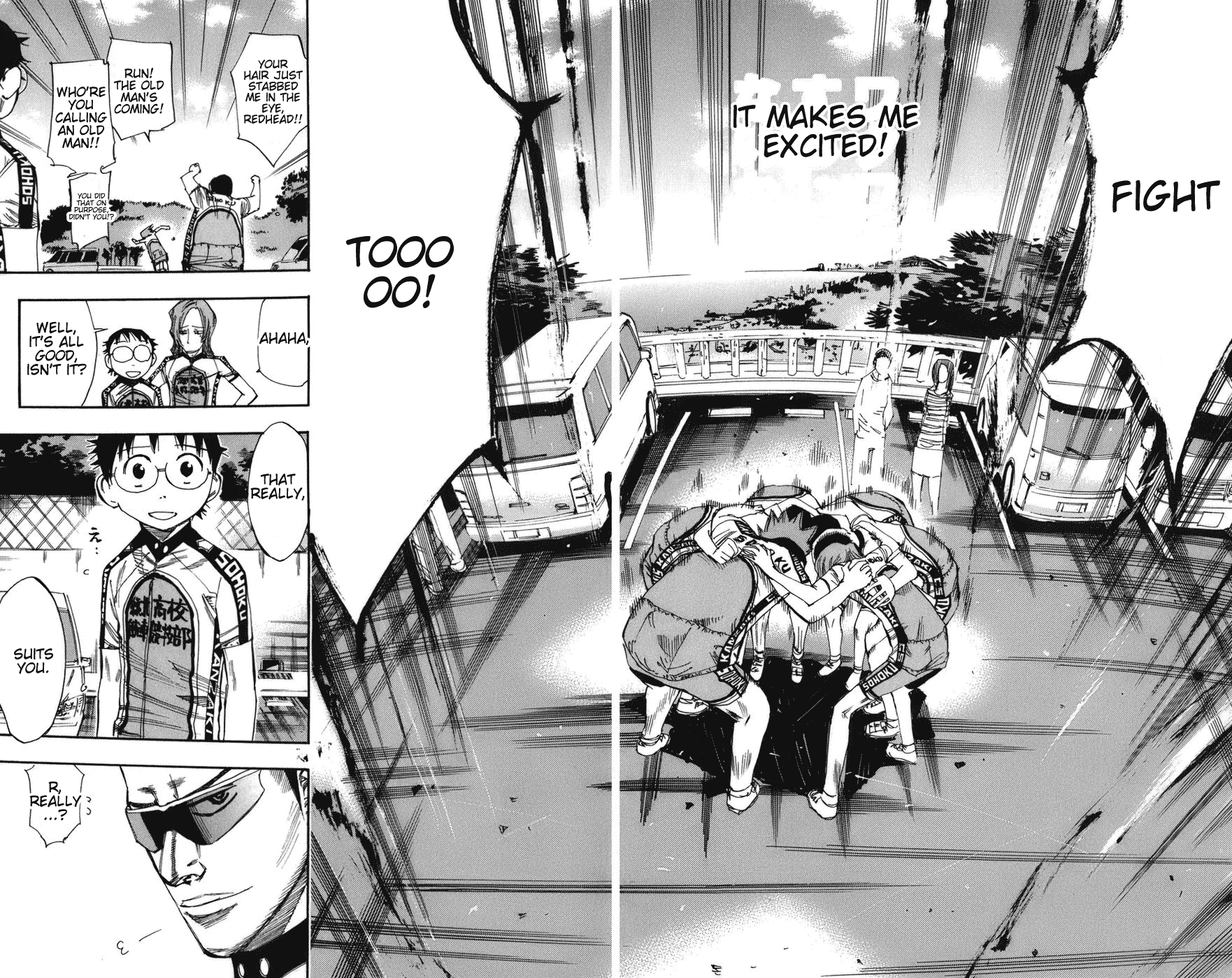 Yowamushi Pedal Chapter 64 page 23 - Chapter 64: Souhoku in Action