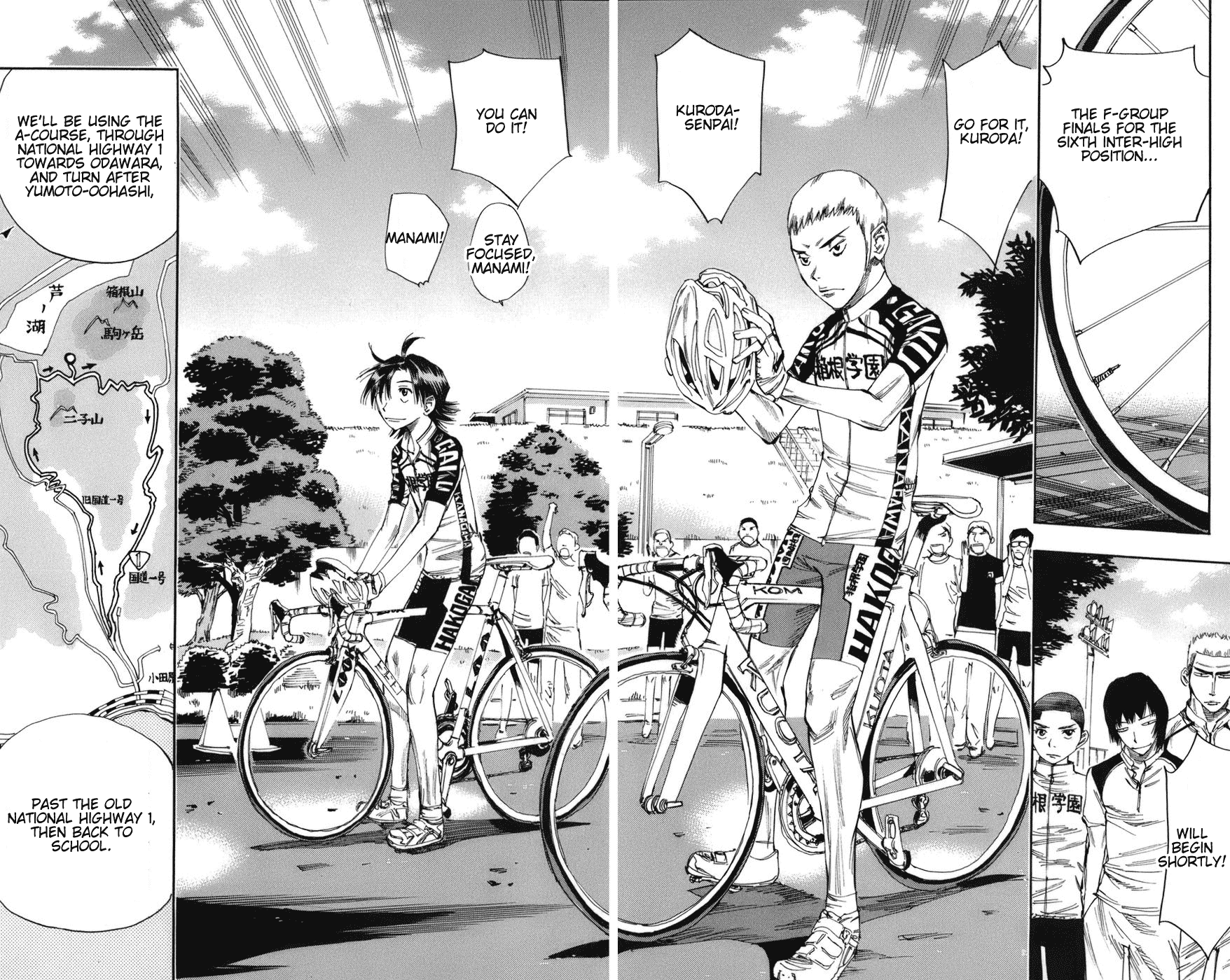 Yowamushi Pedal Chapter 65 page 14 - Chapter 65: Manami Sangaku