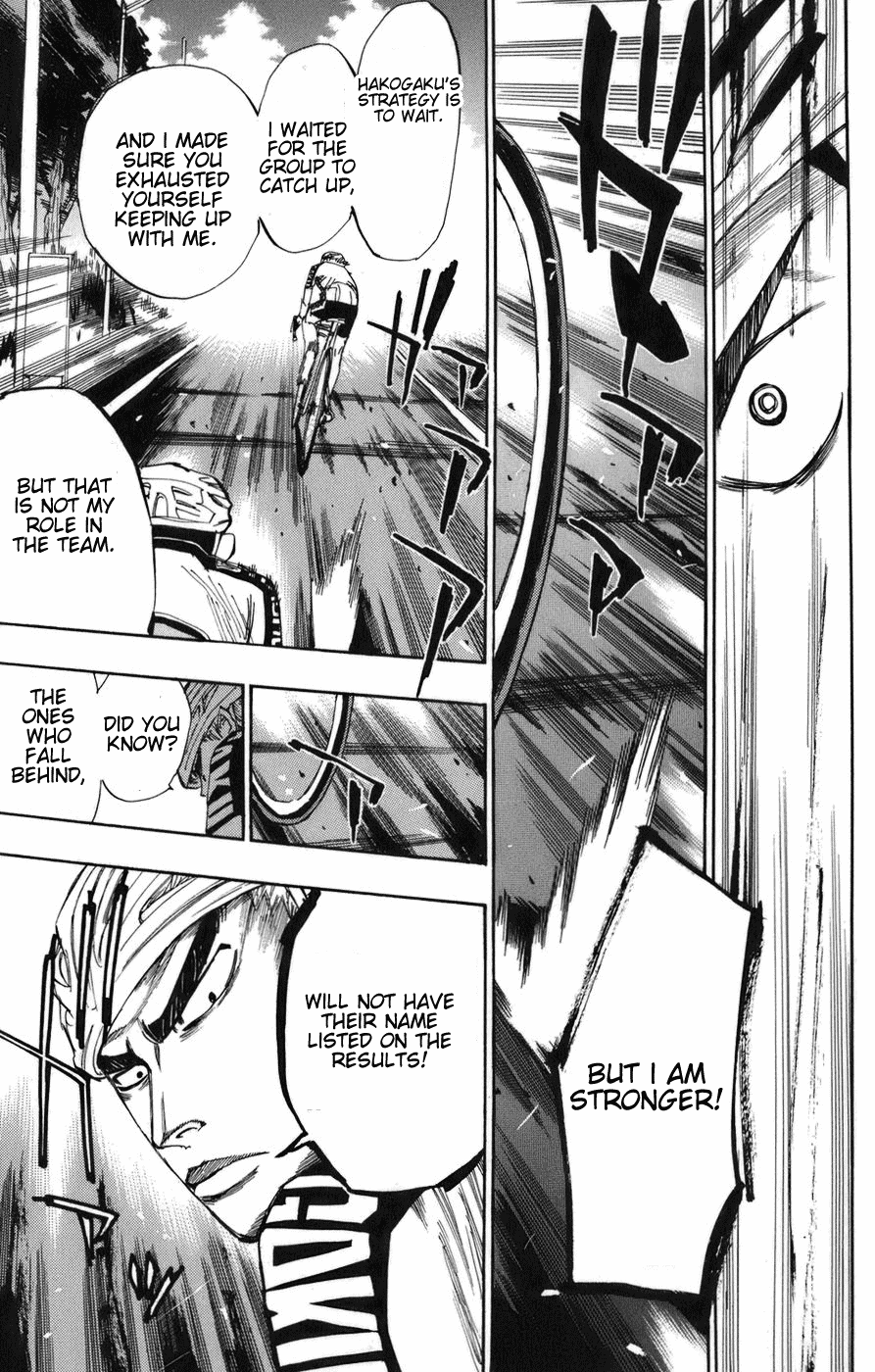 Yowamushi Pedal Chapter 67 page 14 - Chapter 67: Snake of the Stone Path