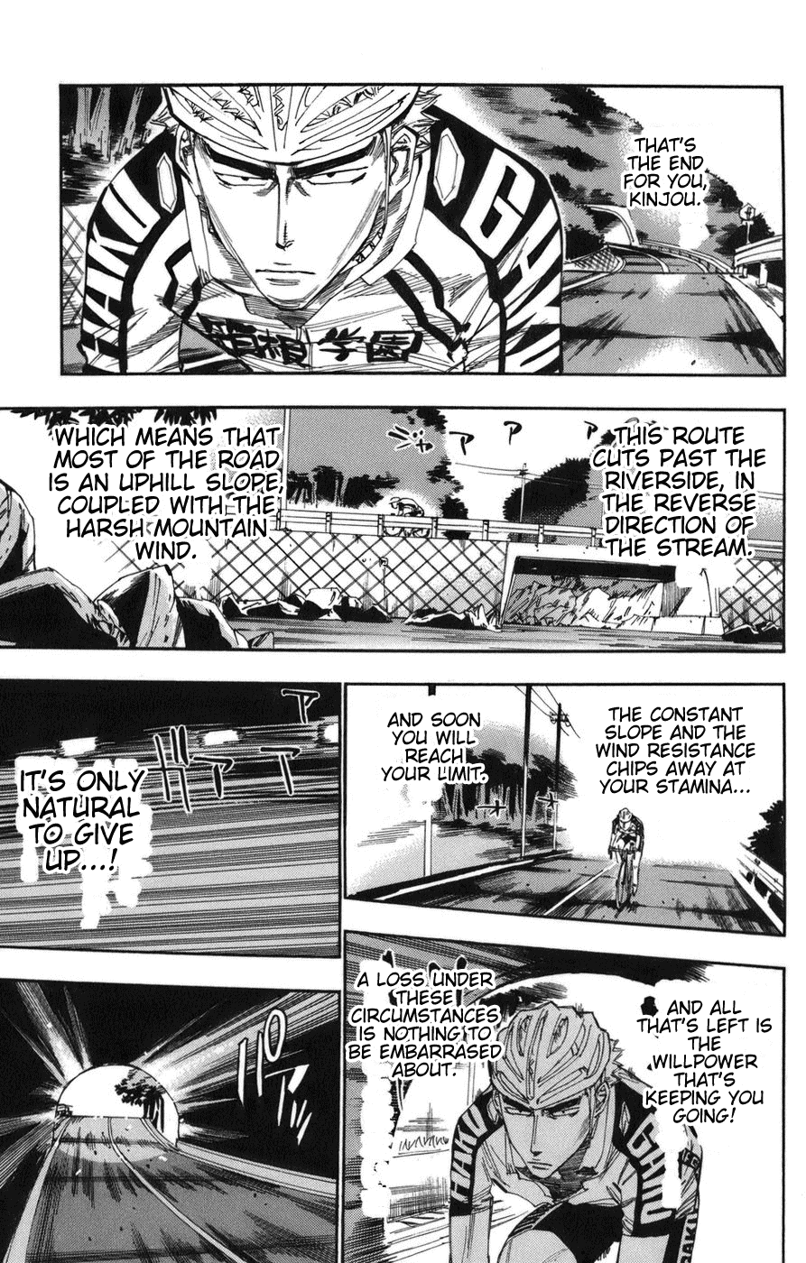 Yowamushi Pedal Chapter 68 page 8 - Chapter 68: Unwavering Will