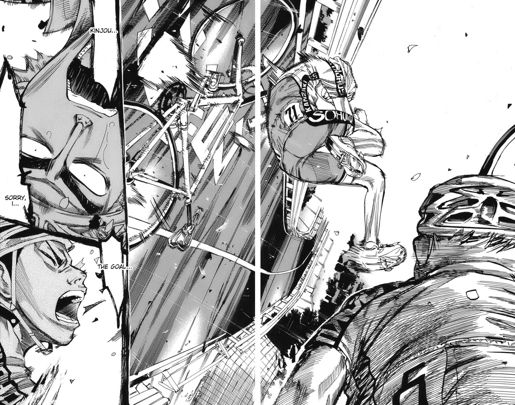 Yowamushi Pedal Chapter 69 page 15 - Chapter 69: Fall