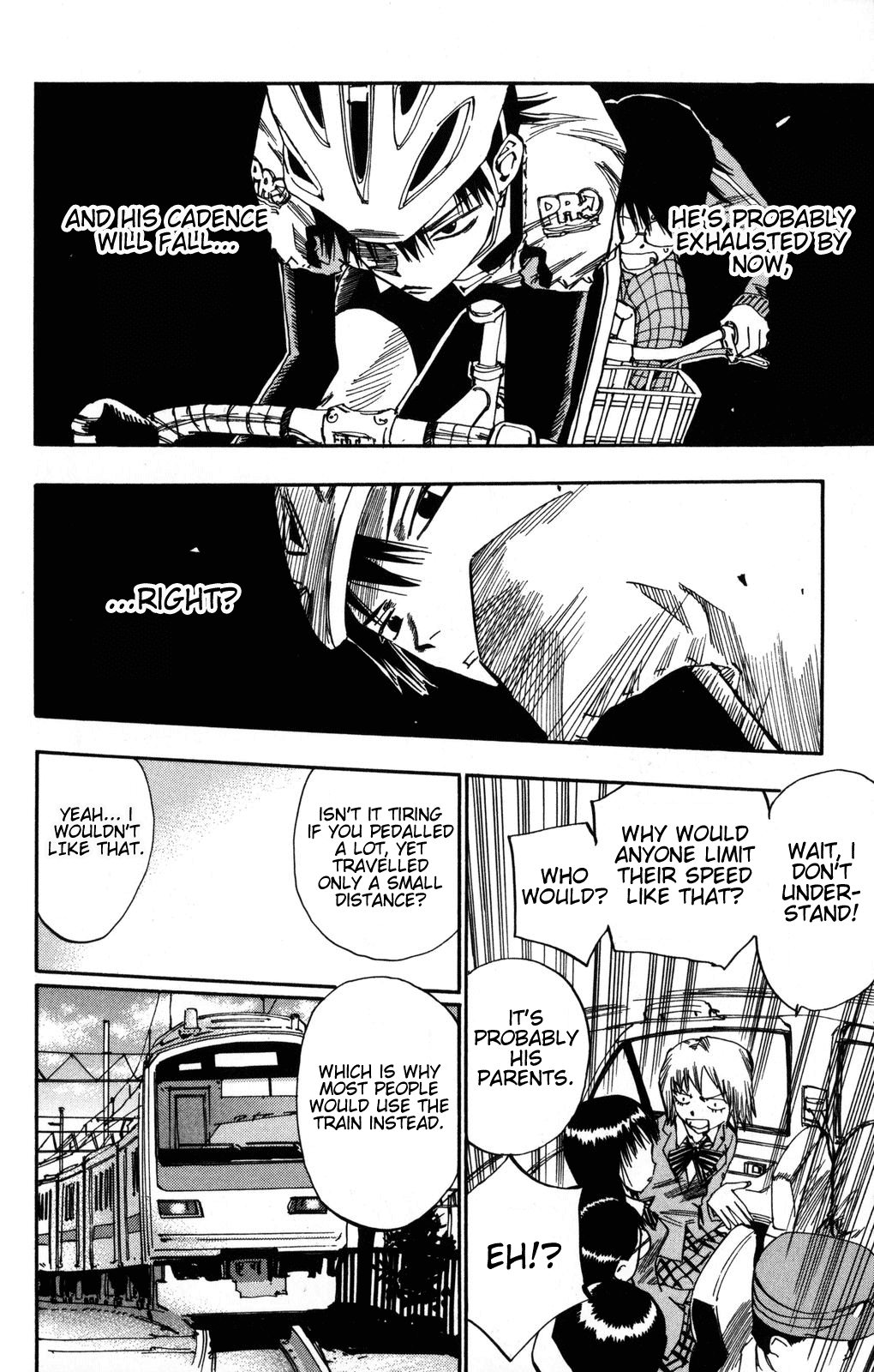 Yowamushi Pedal Chapter 7 page 10 - Chapter 7: You Went to Akiba on that Bike...?