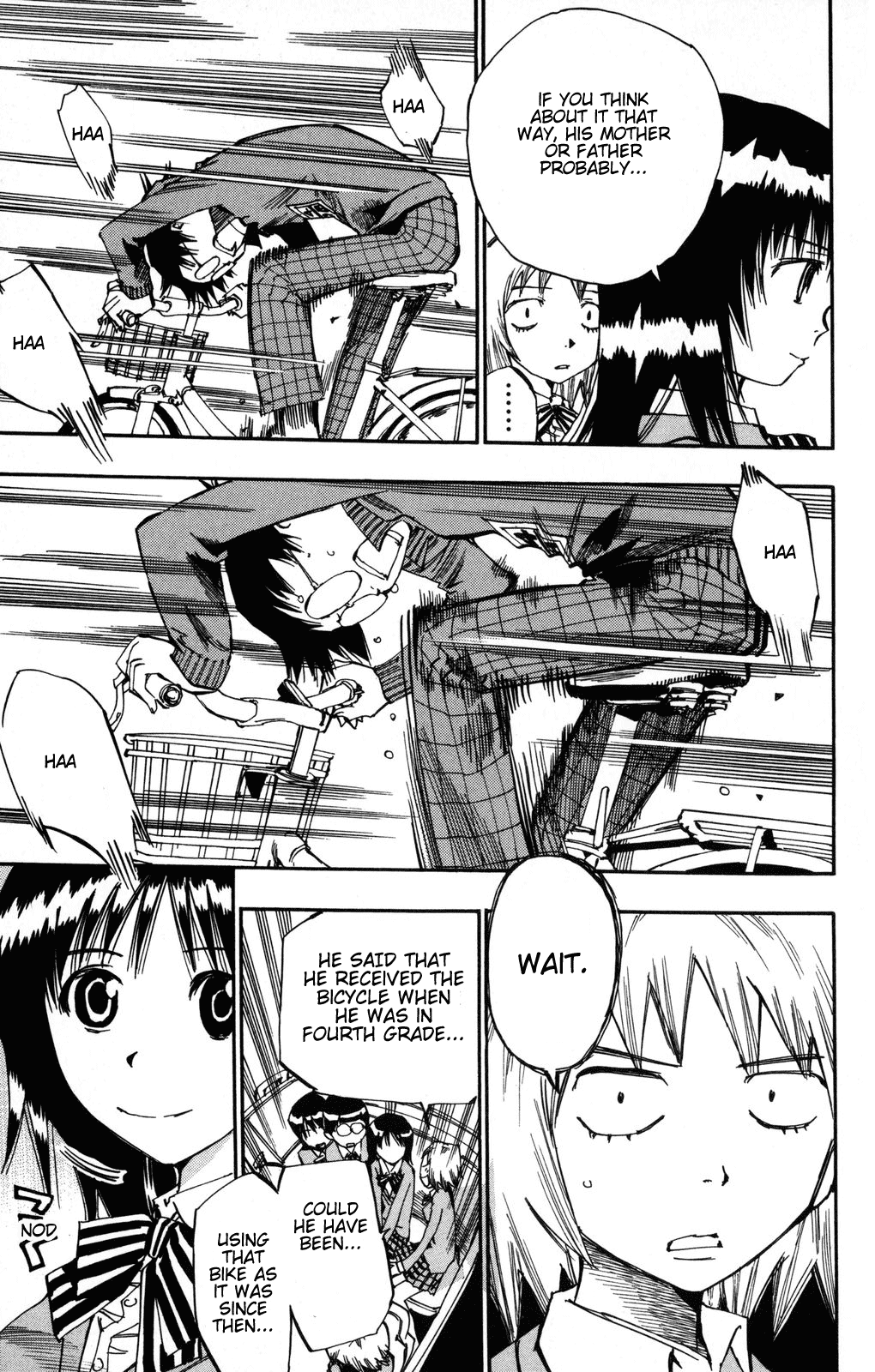 Yowamushi Pedal Chapter 7 page 11 - Chapter 7: You Went to Akiba on that Bike...?